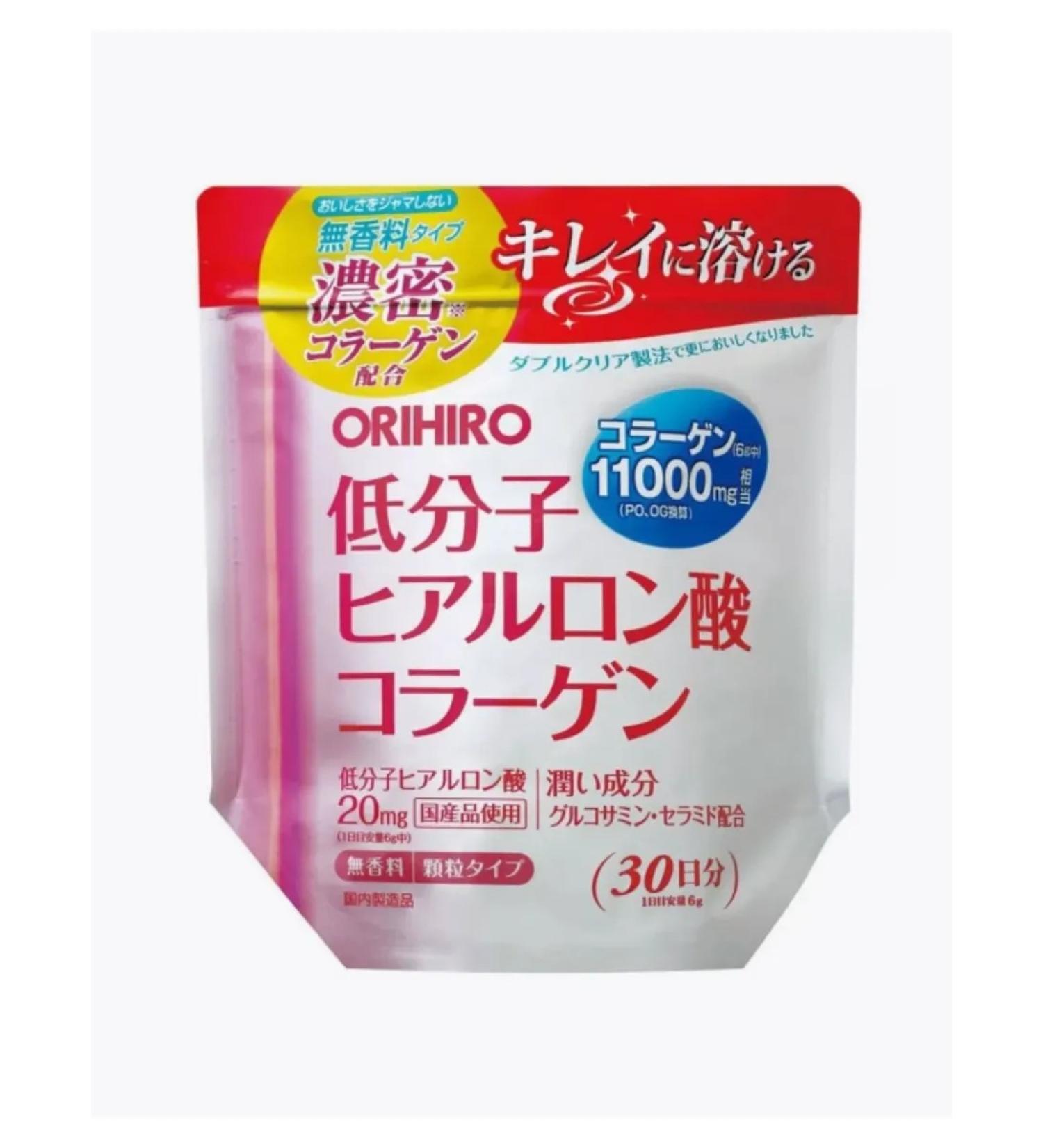 Orihiro Collagen and hyaluronic acid 180g for skin hair