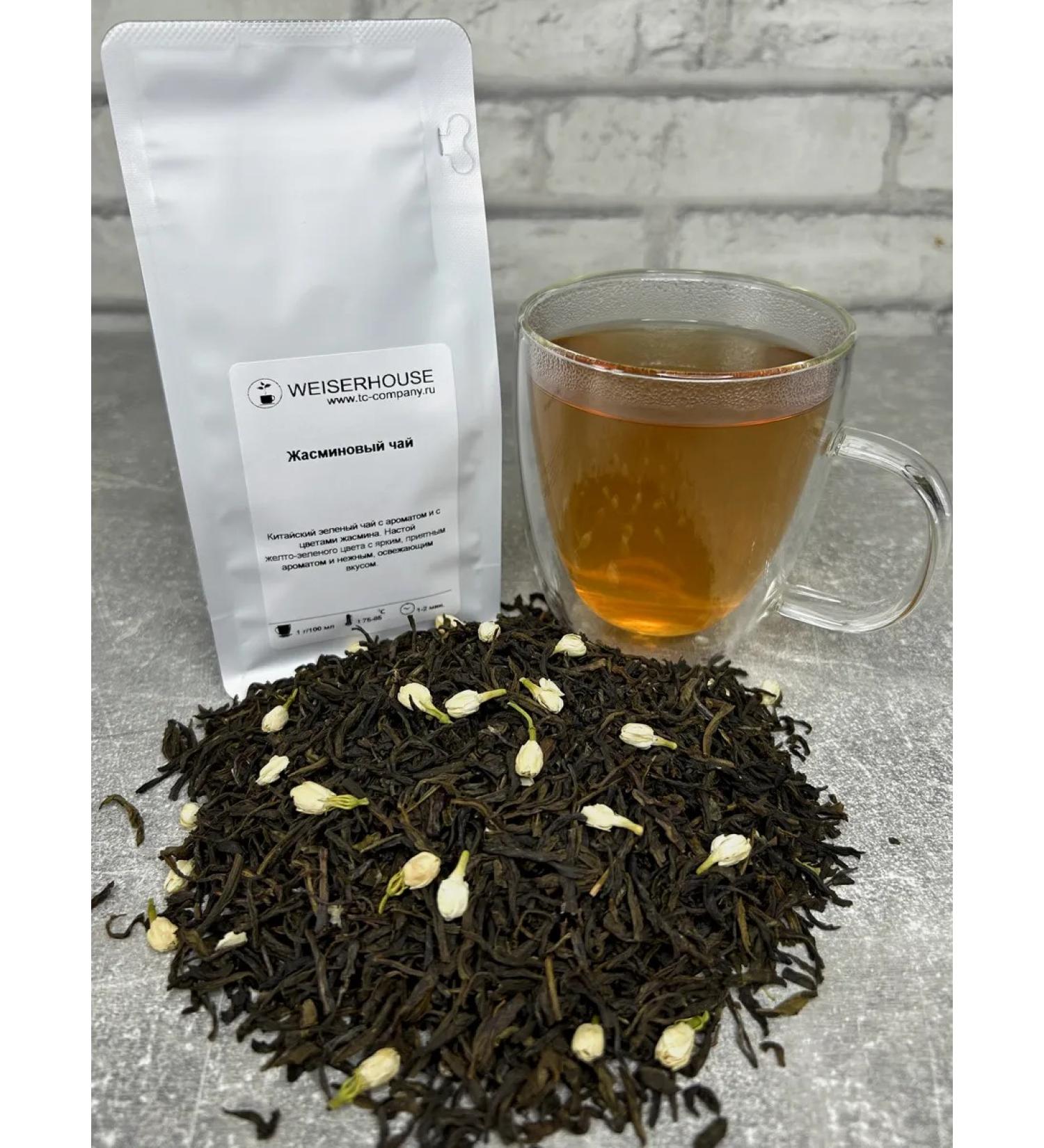 WeiserHouse Chinese green "Jasmine" 100 g - Buy Online on GoSupps.com