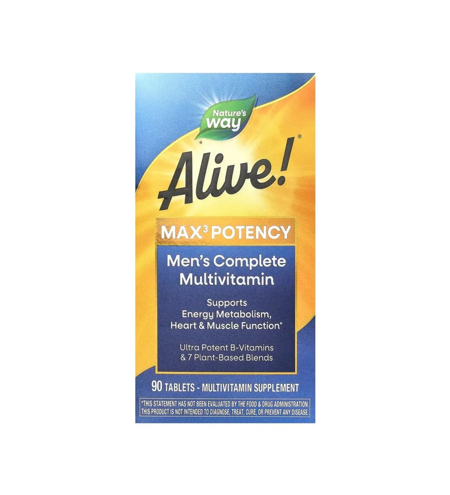 Nature's Way Multivitamins for men 90 tablets - Buy Online on GoSupps.com