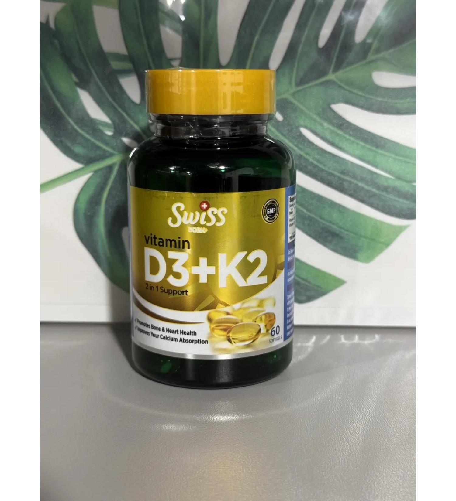 Swiss BORK Vitamin D3K2 - Buy Online on GoSupps.com