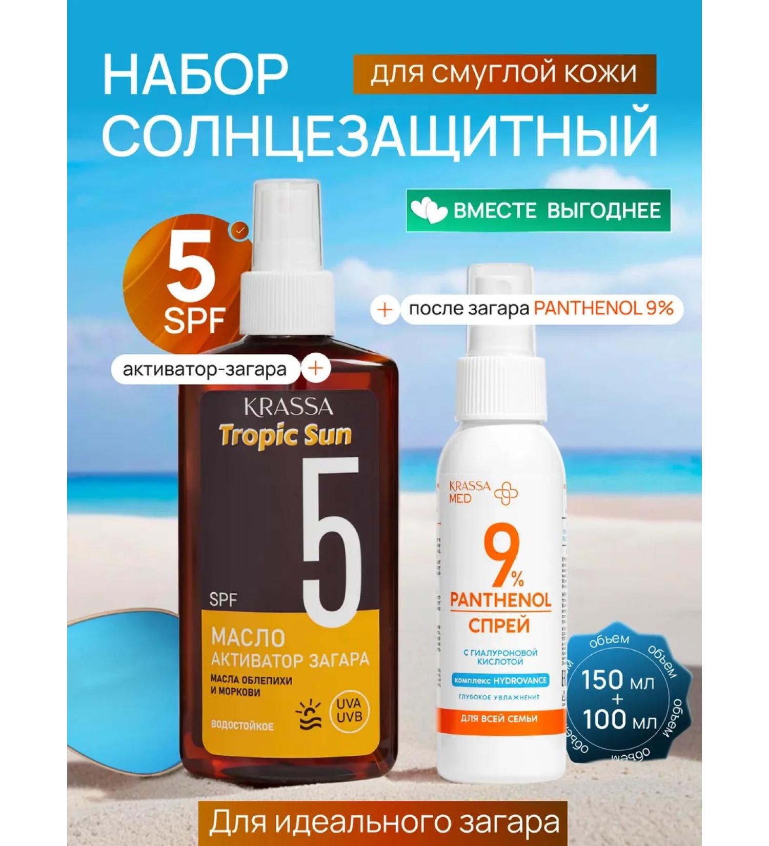KRASSA Sunscreen set for dark skin - Buy Online on GoSupps.com