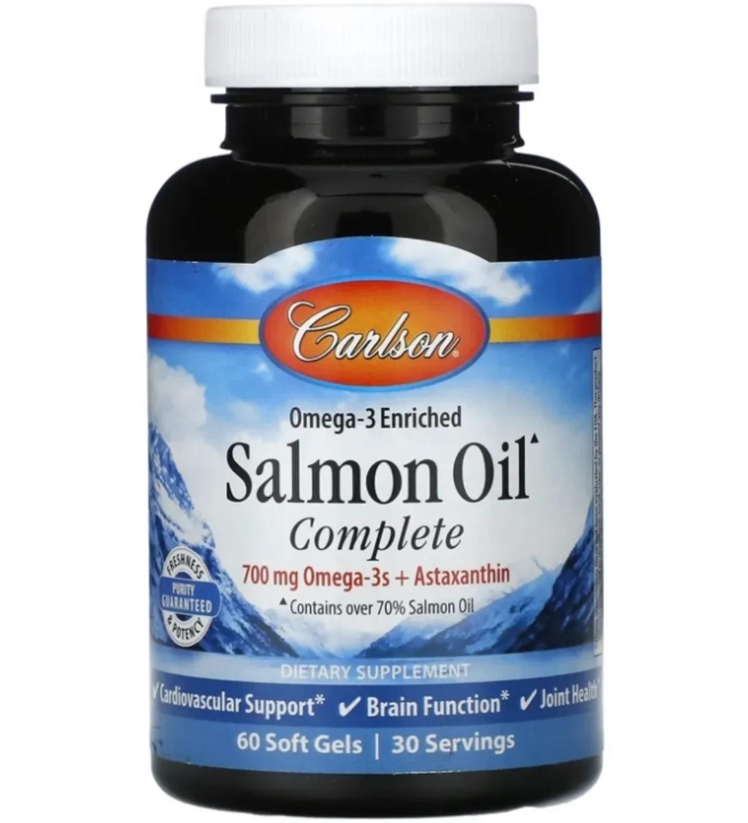 Carlson Labs Carlson Salomon Oil Complete Omega-3 350 mg 60 soft. caps