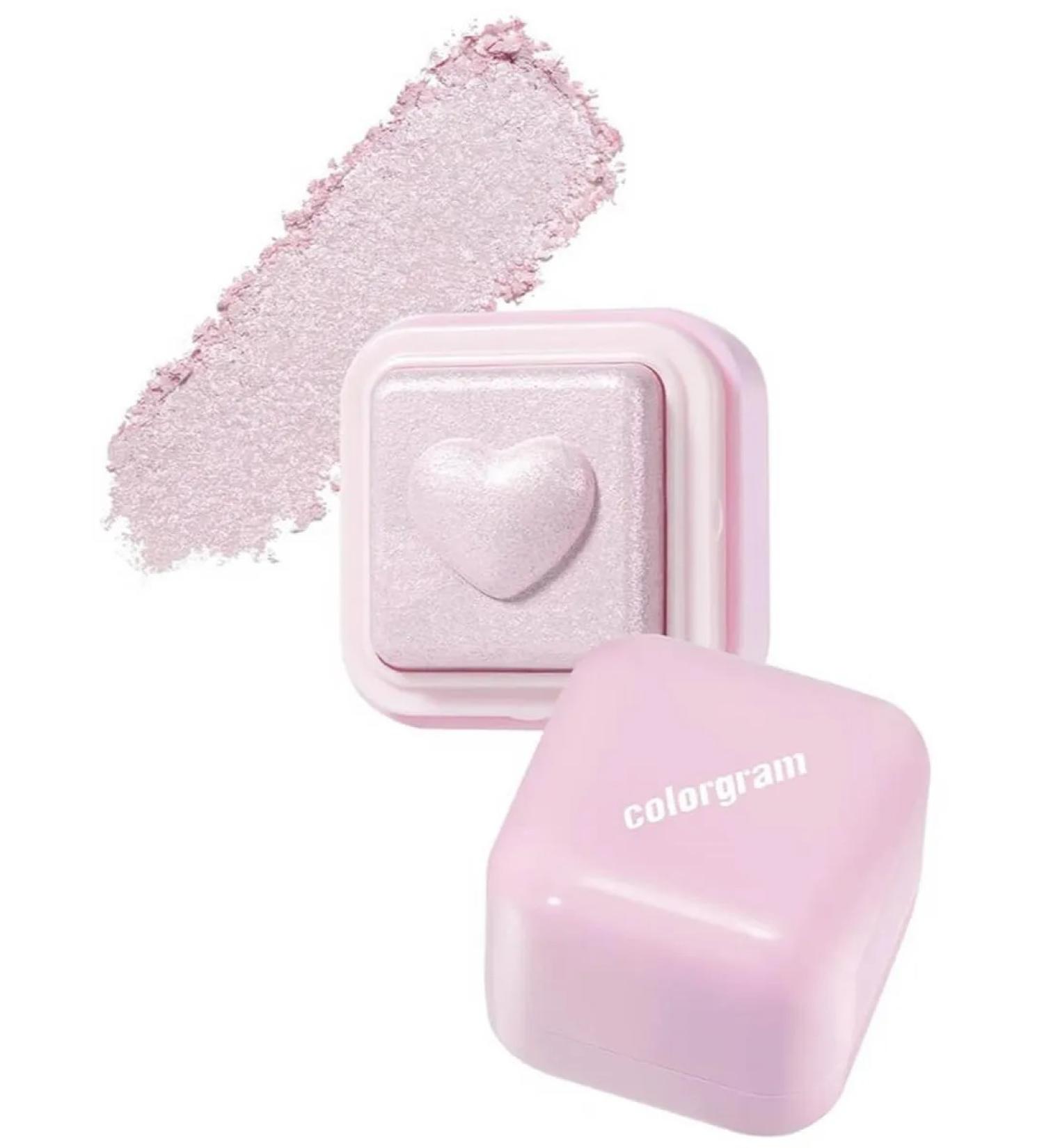 Colorgram Compact highlighter for the face 02 Pink Heart 2.2 grams - Buy Online on GoSupps.com