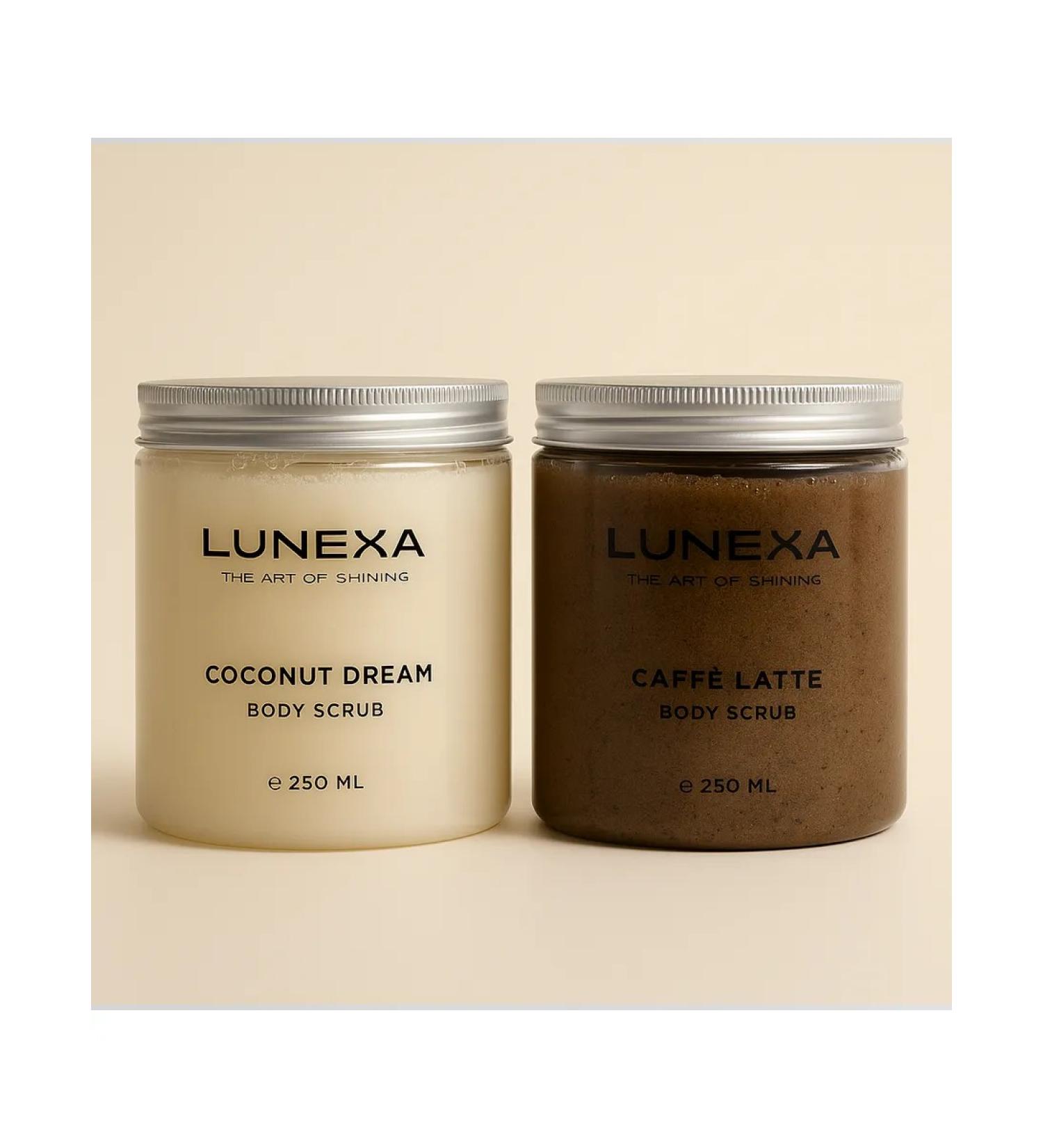 LUNEXA Gel - scrub coconut + latte 2 pcs
