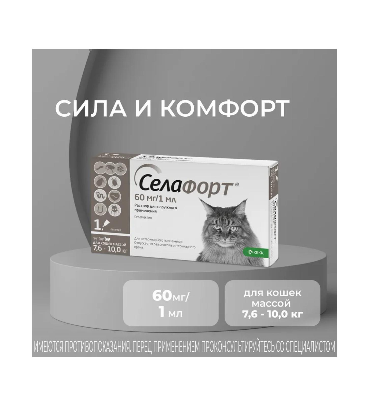 KRKA Sealess 60 mg for cats weighing 7.6-10 kg - Buy Online on GoSupps.com