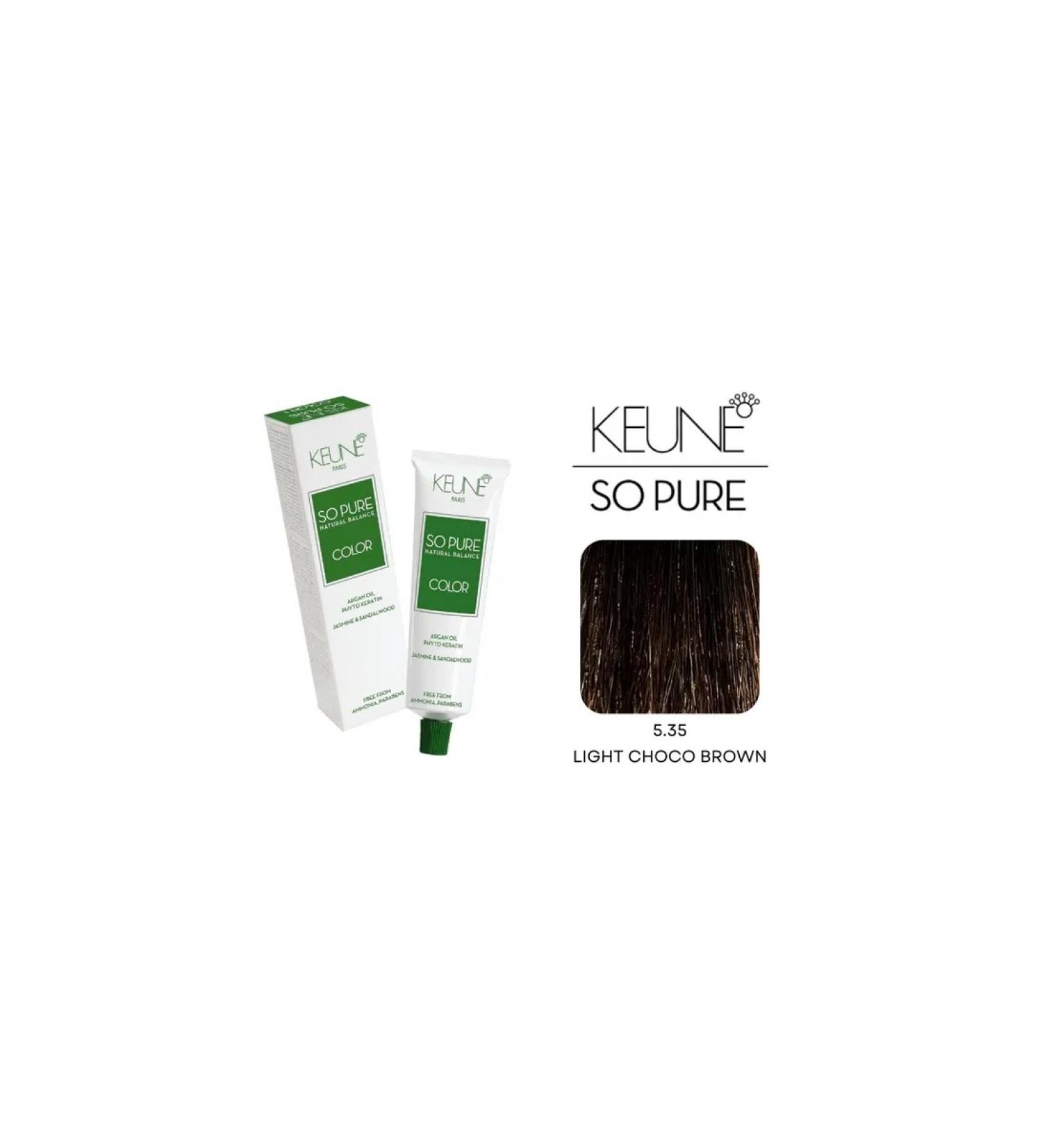 KEUNE Paint so pure color no. 5.35 Bright brown -haired chocolate