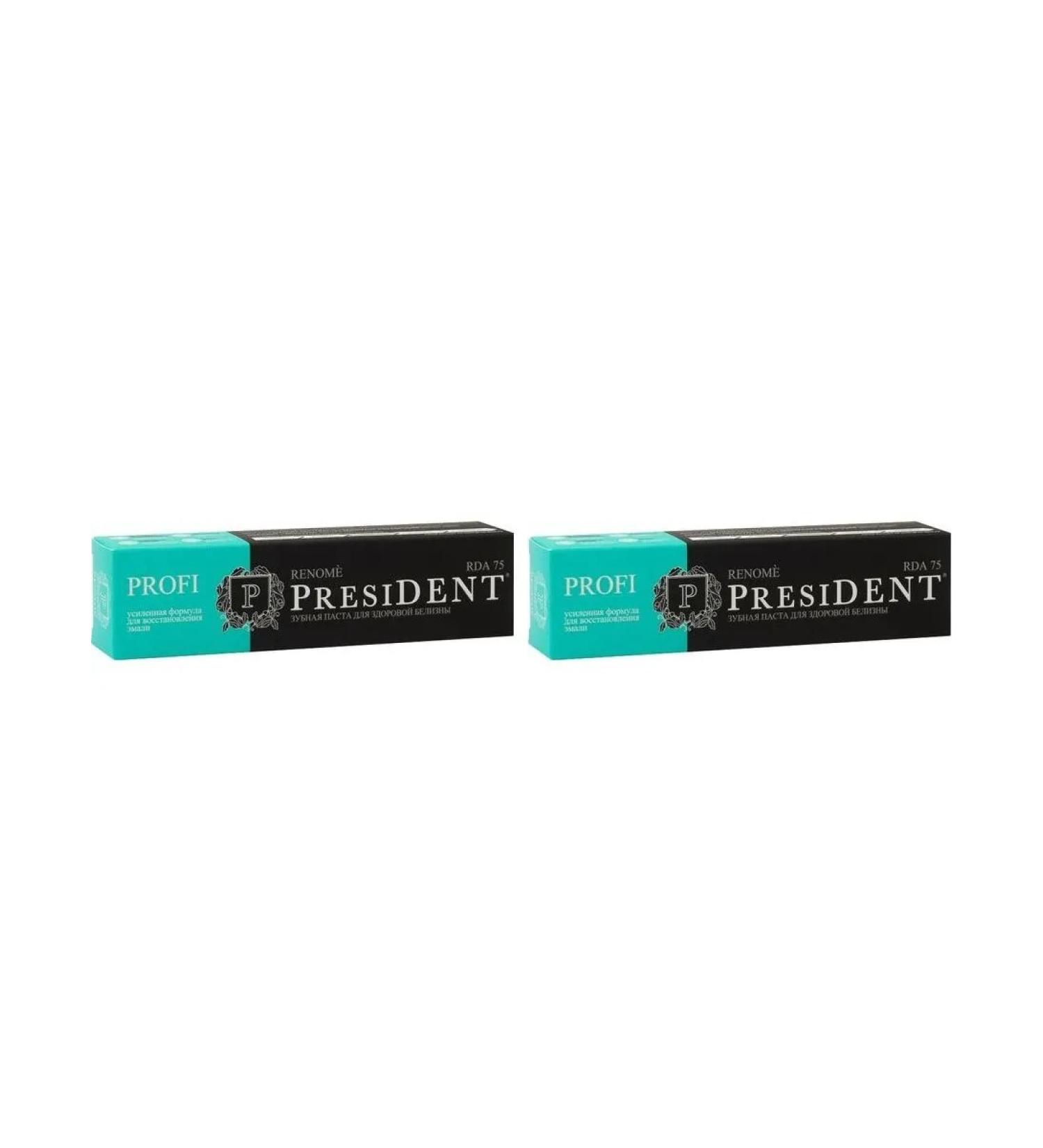 President Profi Toothpaste Renome 100ml 2 pcs - Buy Online on GoSupps.com