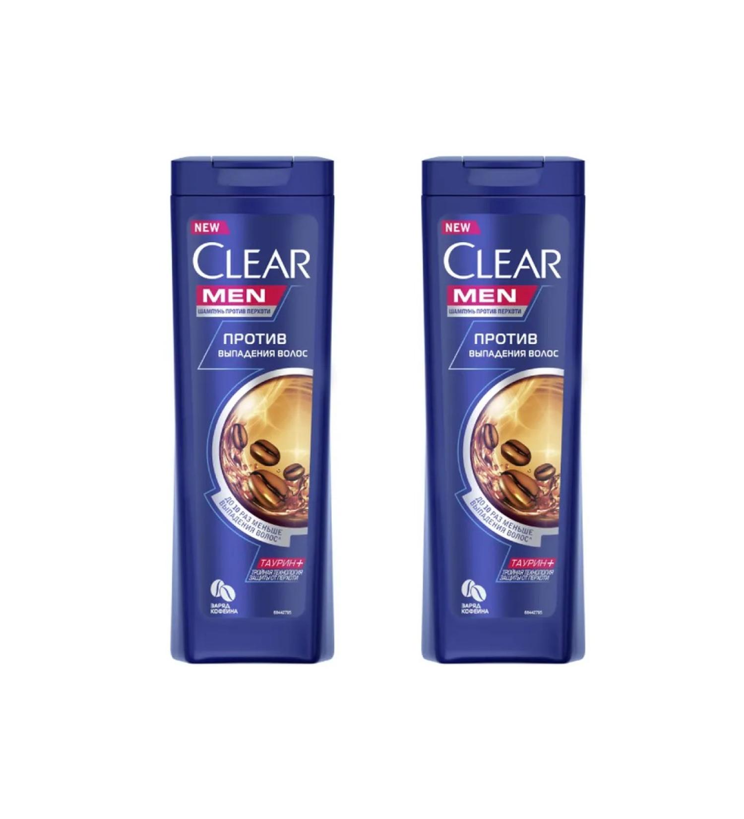 clear men Shampoo protection against hair loss 200 ml 2 pcs