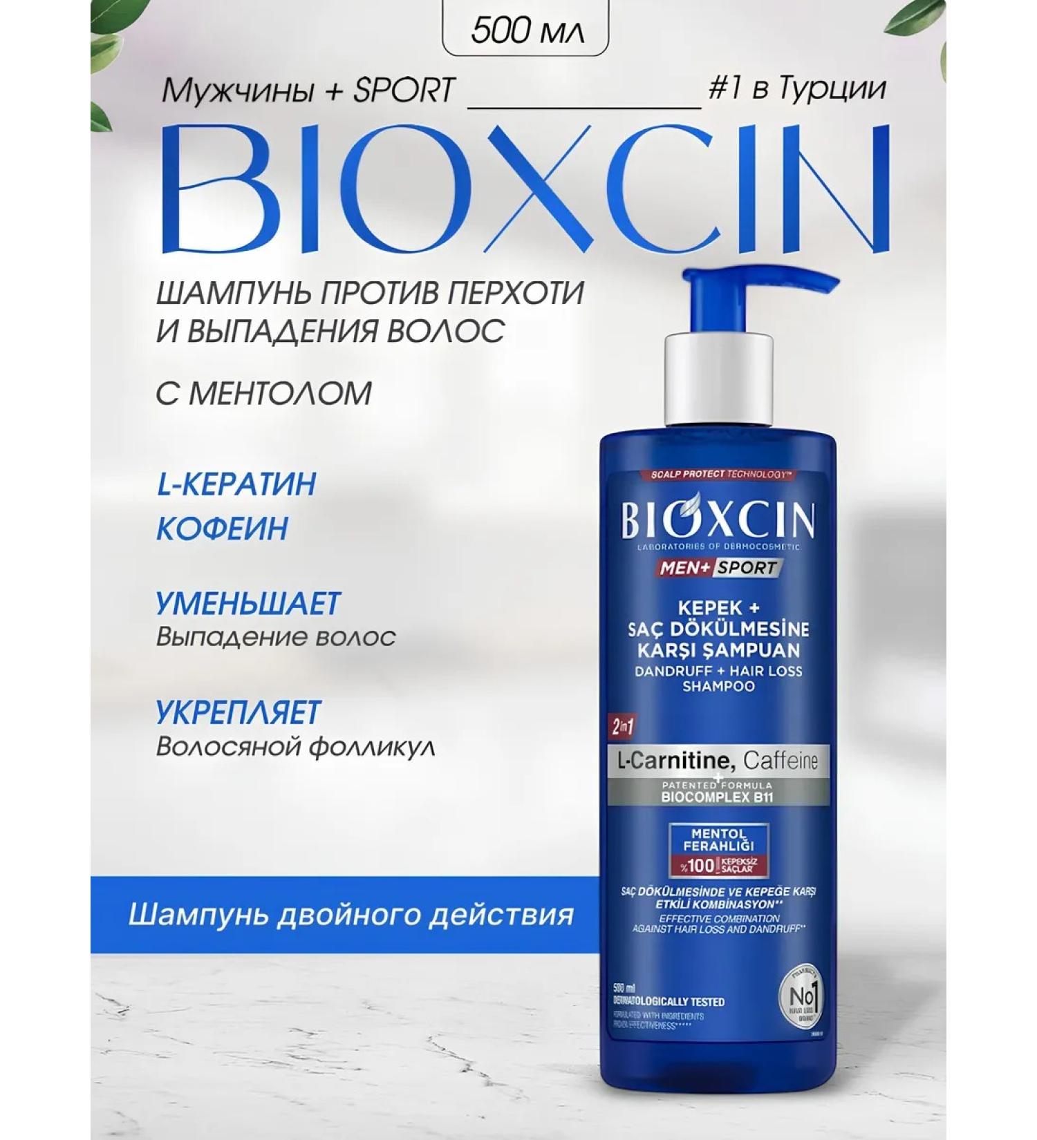 Bioxcin Shampoo against dandruff and hair loss - Buy Online on GoSupps.com