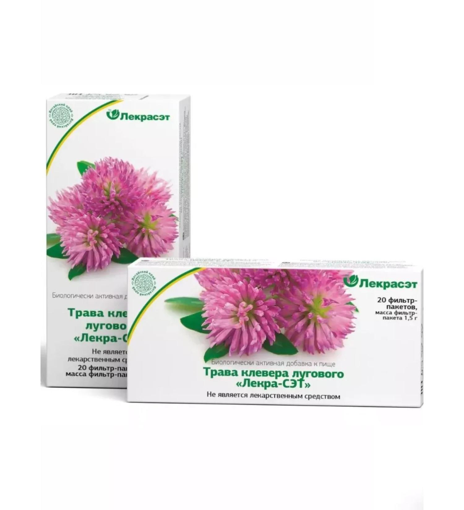 LekraSet Clover meadow phytochai 20 filter packages 1pc - Buy Online on GoSupps.com