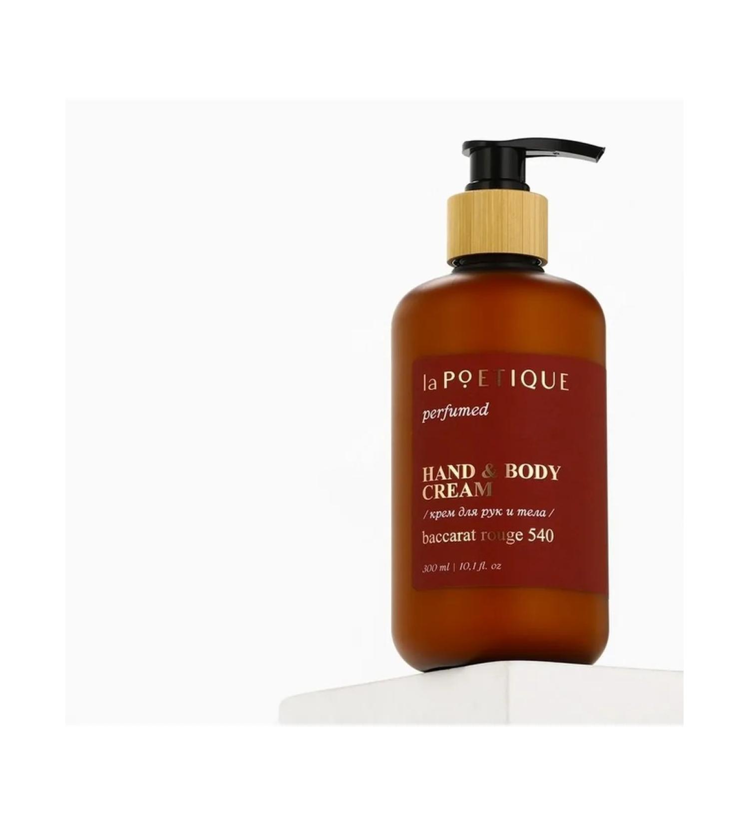 laPOETIQUE Hand and body cream with the aroma of Baccarat Rouge - Buy Online on GoSupps.com