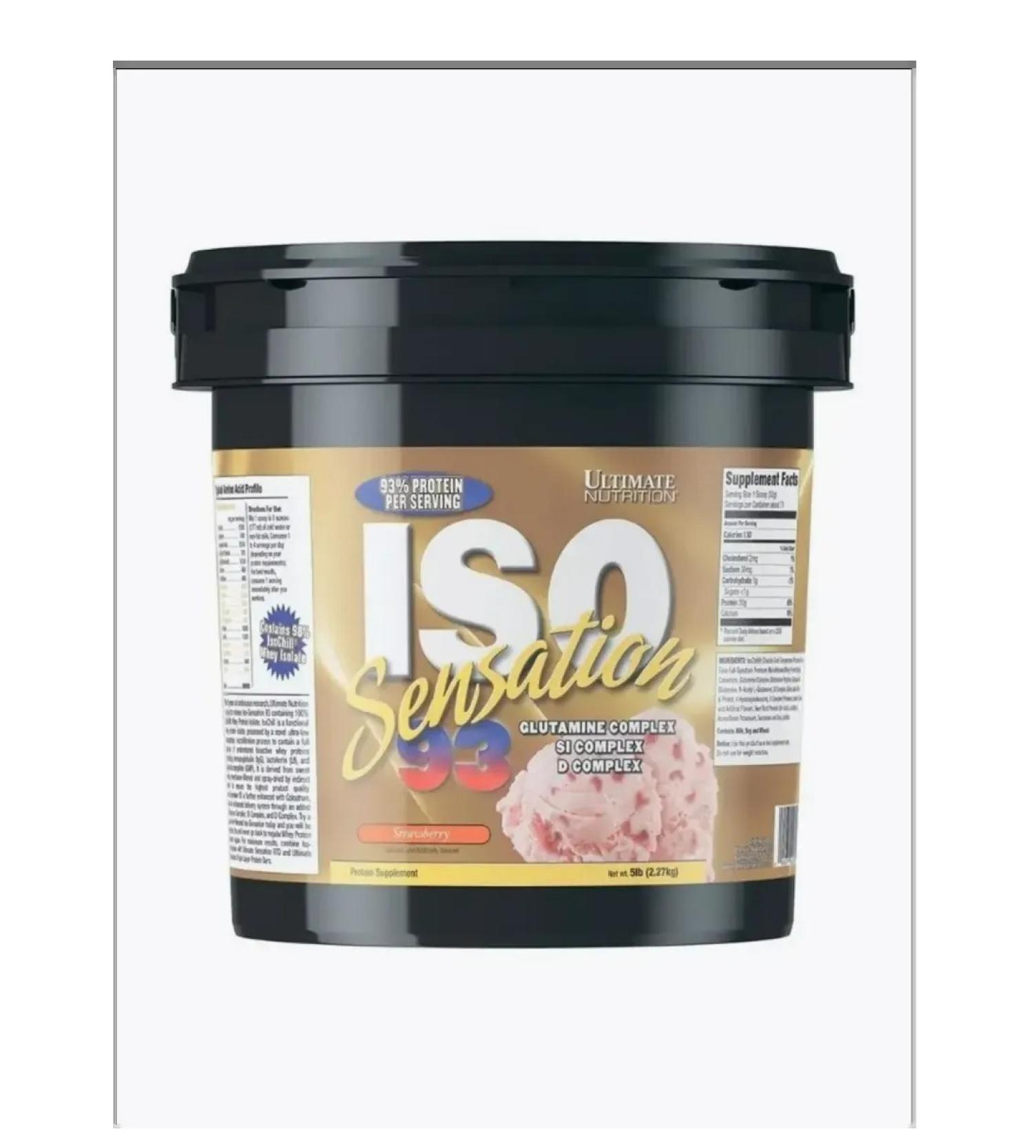 Ultimate Nutrition Protein ISO Sensation 2270 GR strawberries