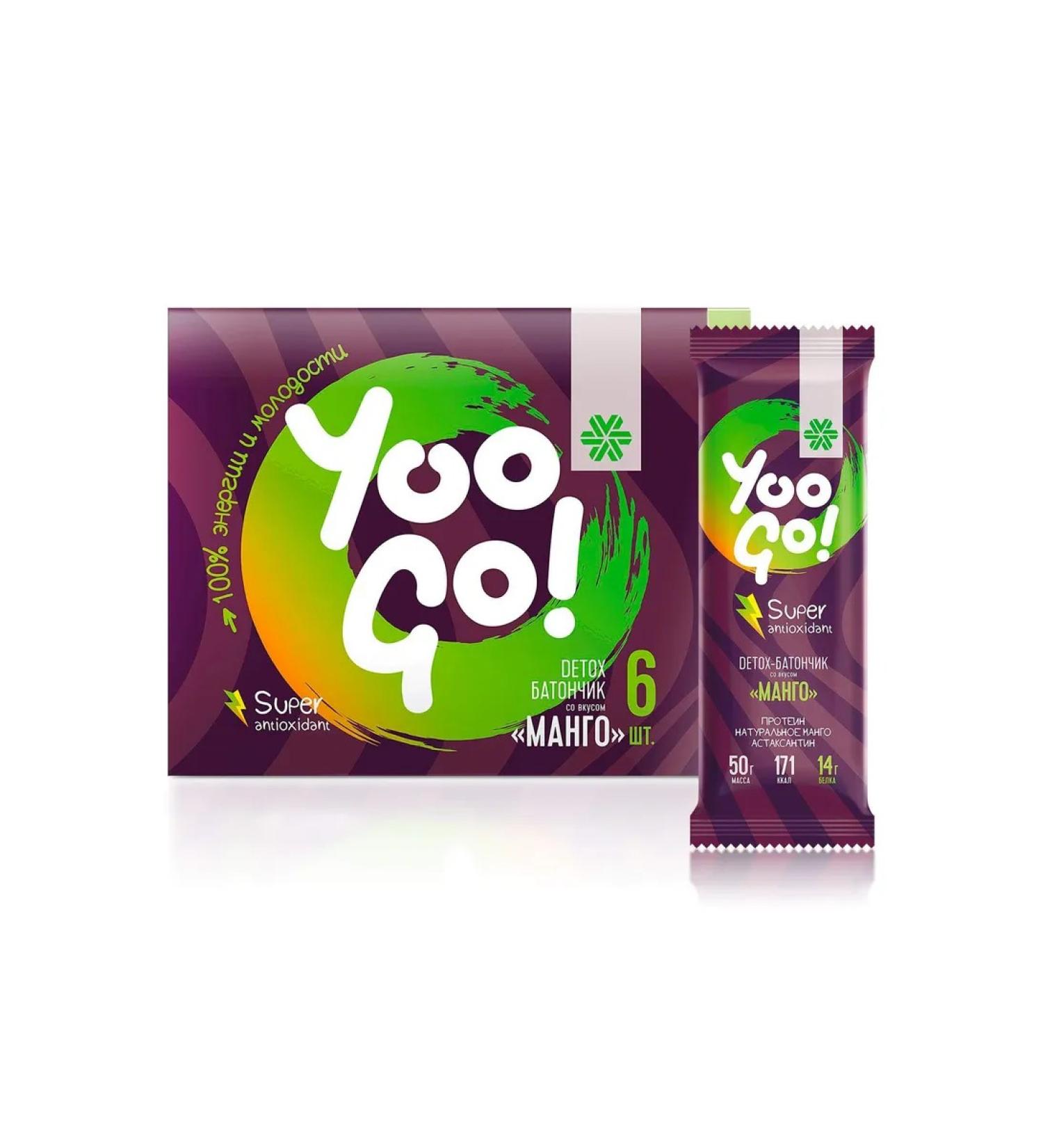 DETOX-Baton with the taste of "mango" 6pcs