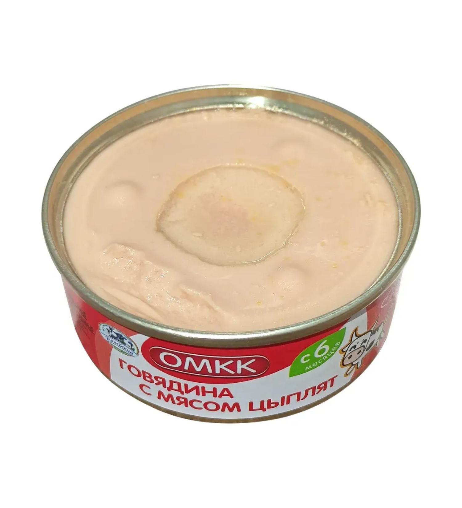 Children's Shop Children's mashed potatoes - beef with chickens 100 g - 30 pcs