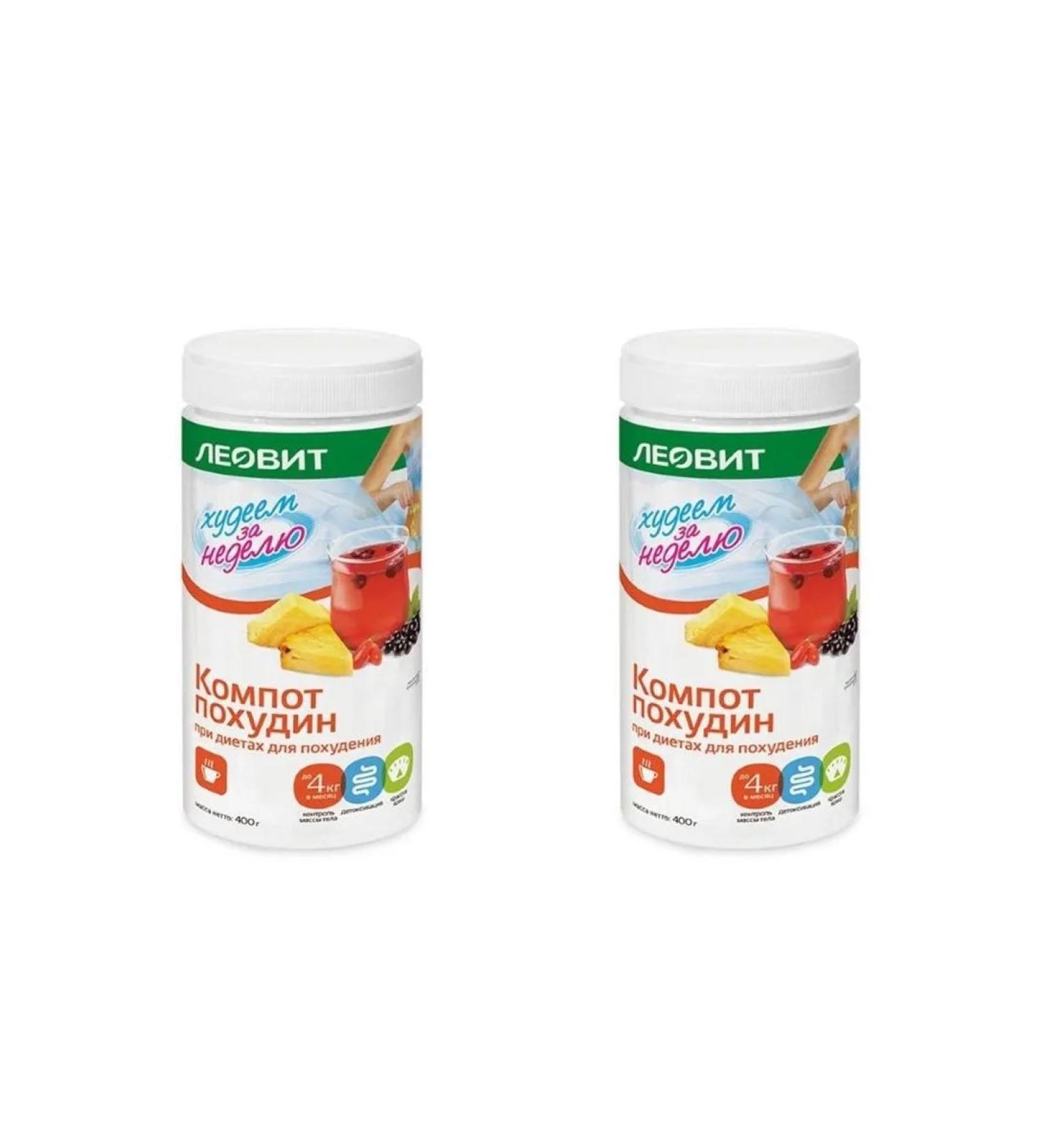 LEOVIT compote dietichin 400gr bank 2 pcs - Buy Online on GoSupps.com