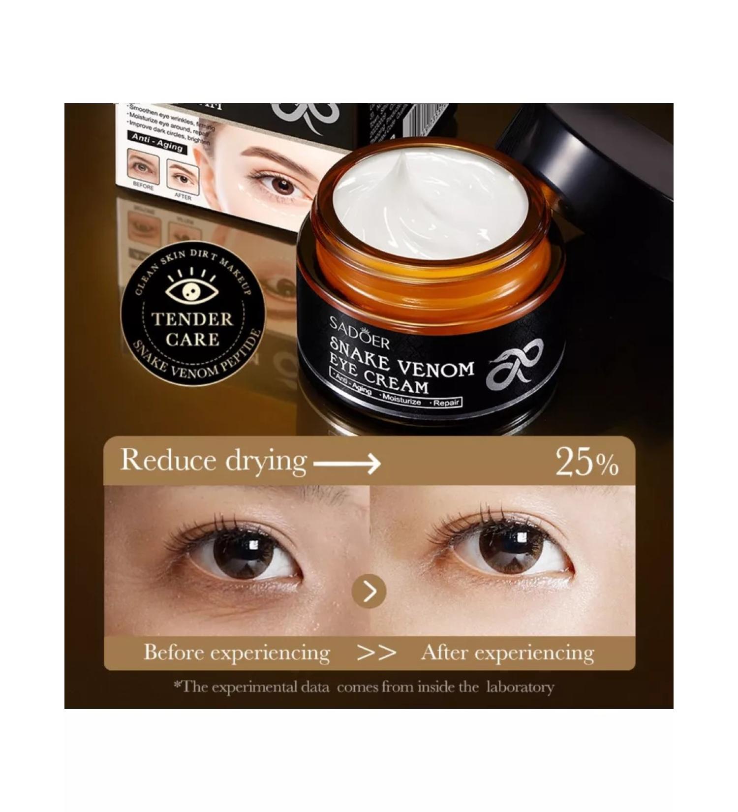 Korea original Anti -aging cream for the area around the eyes with a snake poison