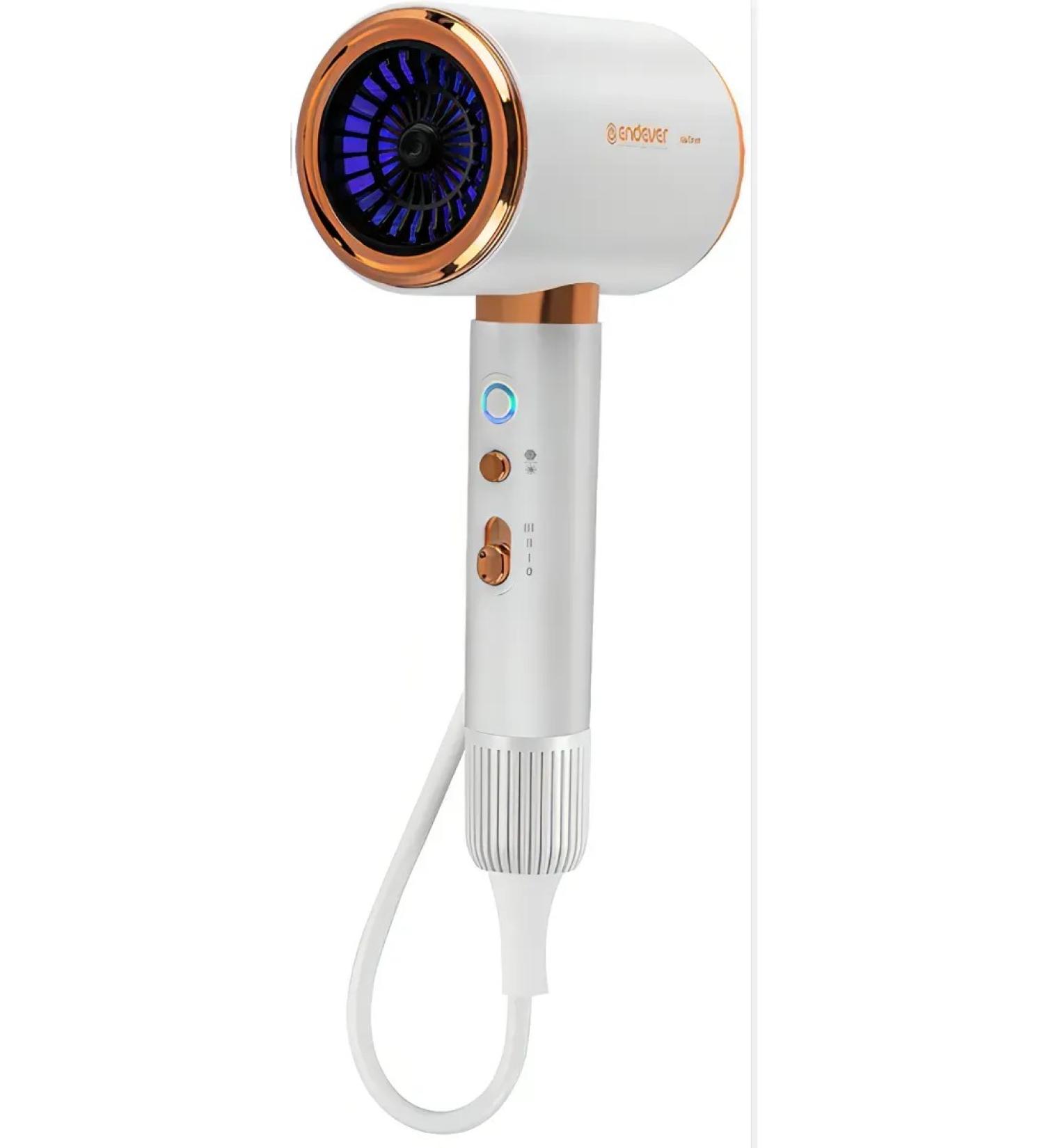 Endever Hairdryer Aurora-513 white golden - Buy Online on GoSupps.com