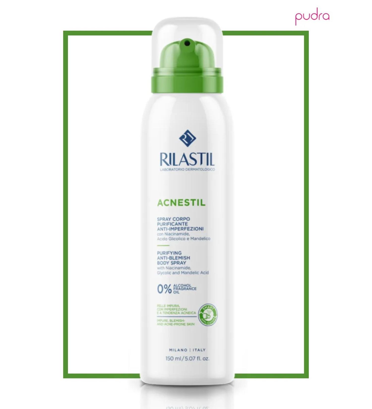 Rilastil Cleansing spray for body acne acnestil - Buy Online on GoSupps.com