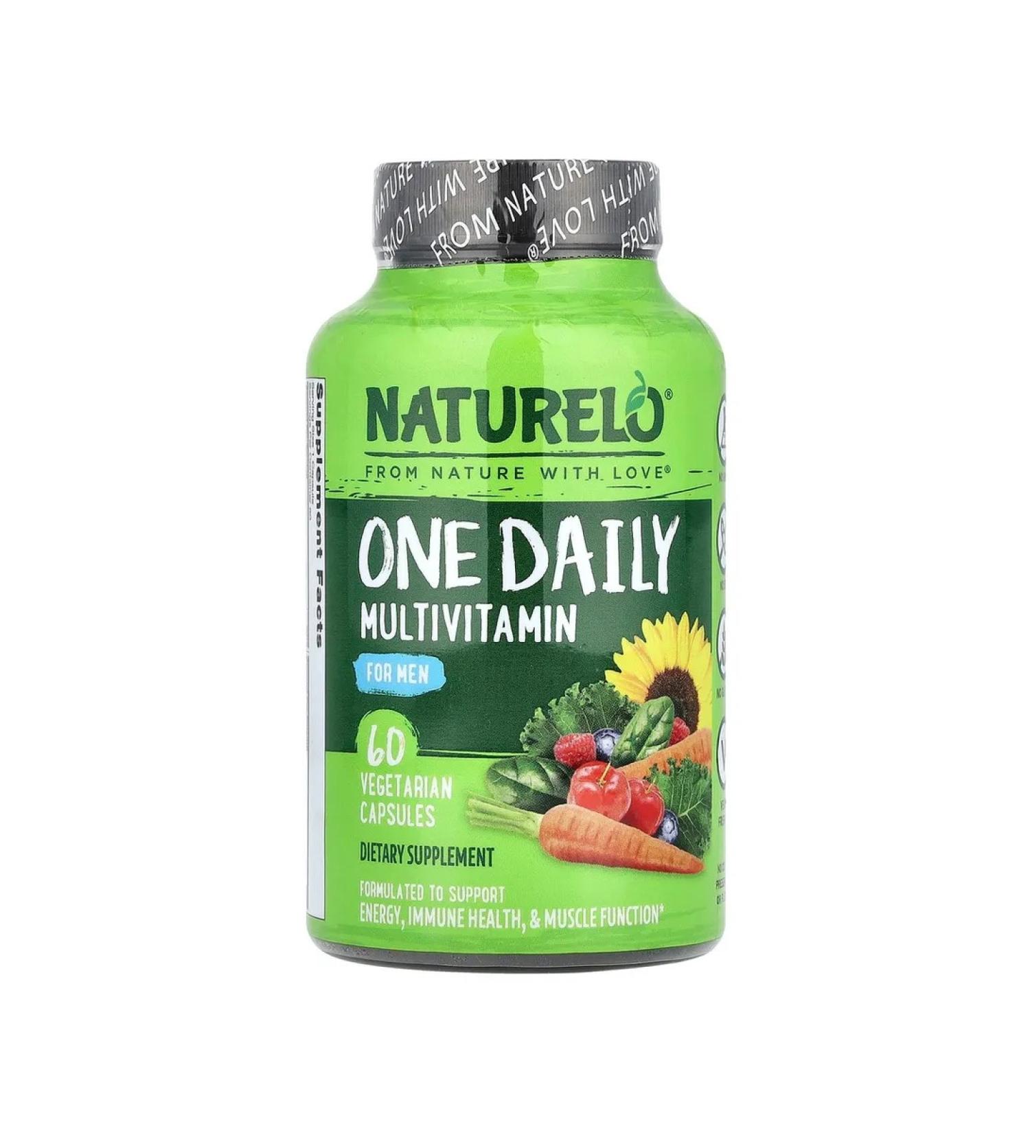 NATURELO Multivitamins for men 60 capsules