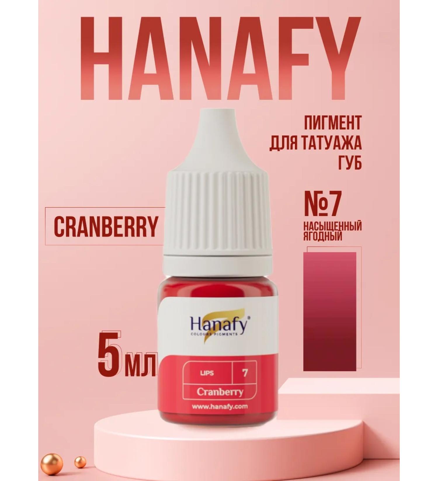 Hanafy Pigment for tattooing lips Hanafi No. 4. Cherry 5 ml - Buy Online on GoSupps.com