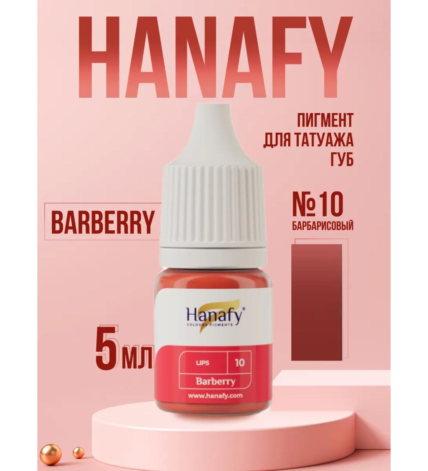 Hanafy Pigment for tattooing lips Hanafi No. 10. Barberry 5 ml - Buy Online on GoSupps.com