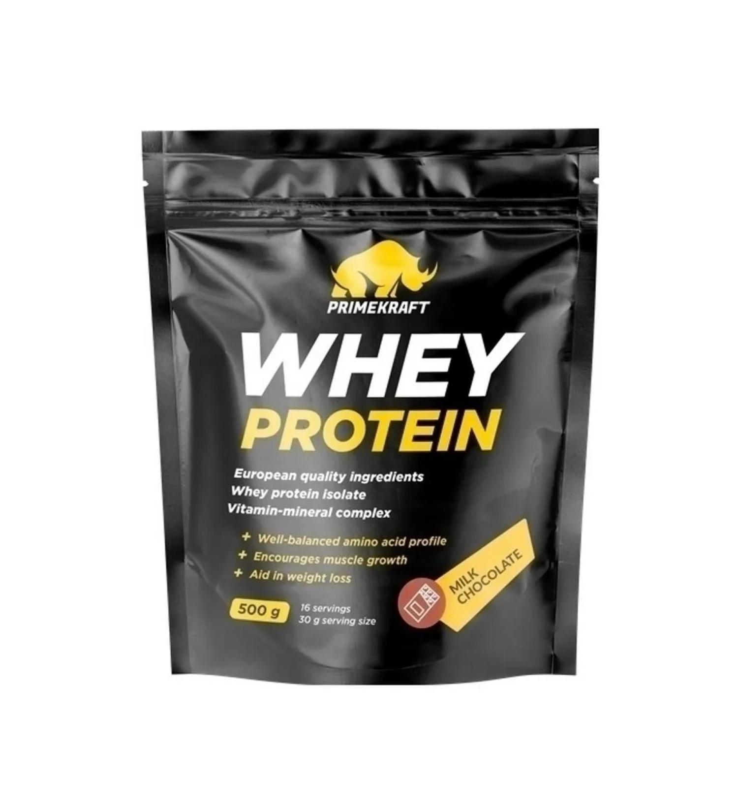 Protein powder Primekraft Whey Milk Chocolate Milk shock