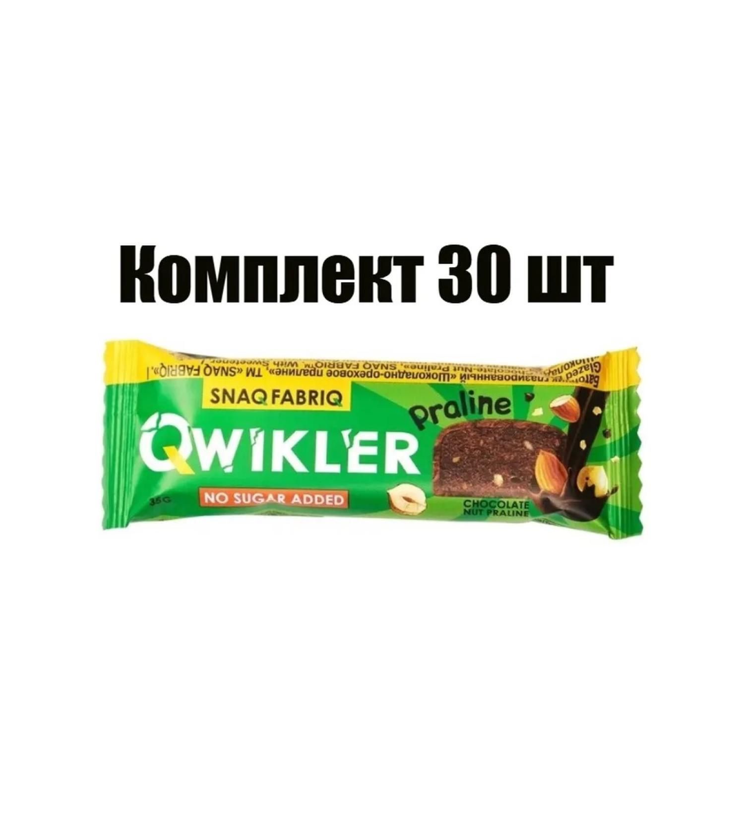 Snaq Fabriq Baton chocolate-nore praline 35 g 30 pcs - Buy Online on GoSupps.com