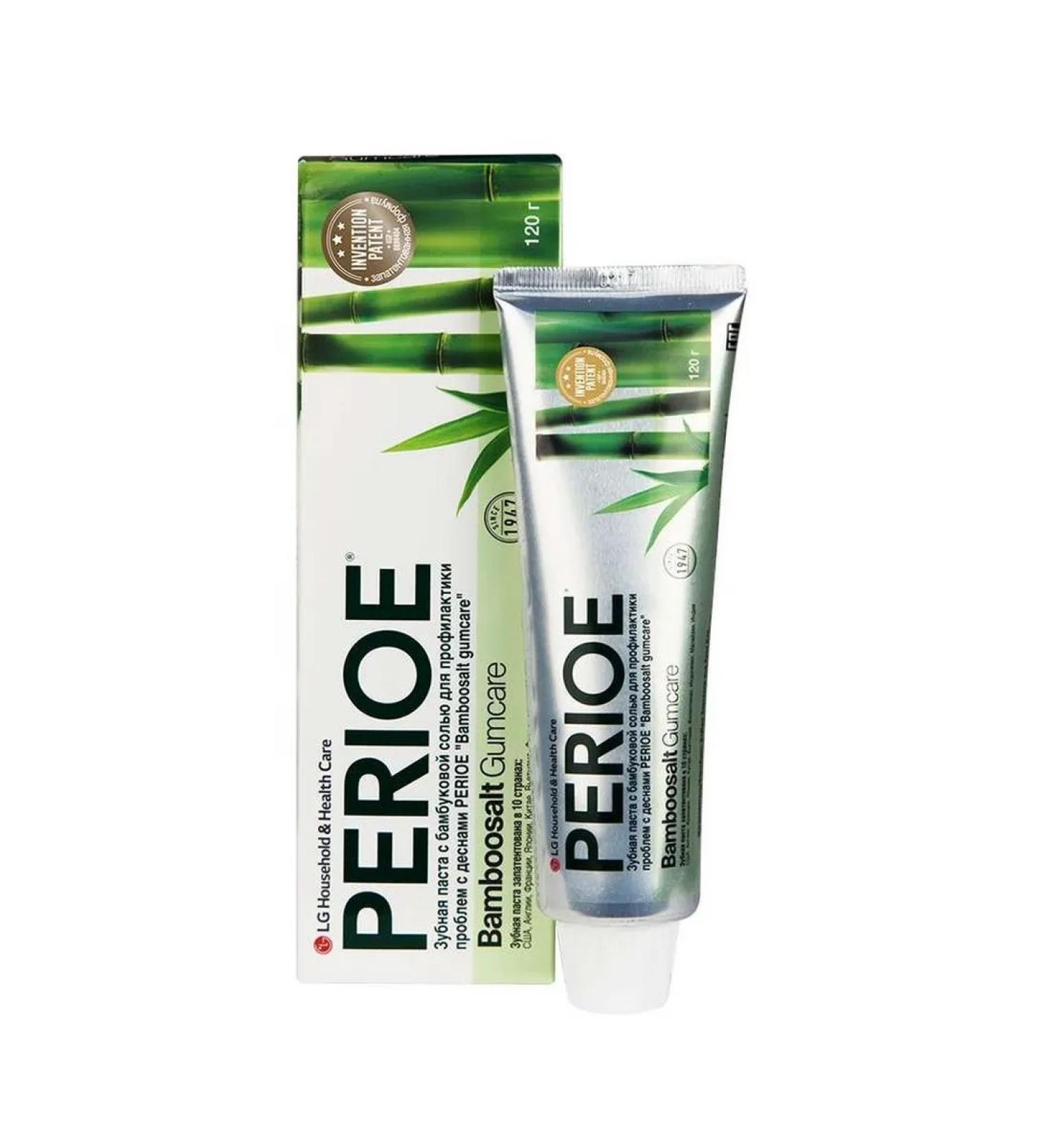Perioe Bamboo Salt Cartoques for problems with gums 120 g - Buy Online on GoSupps.com