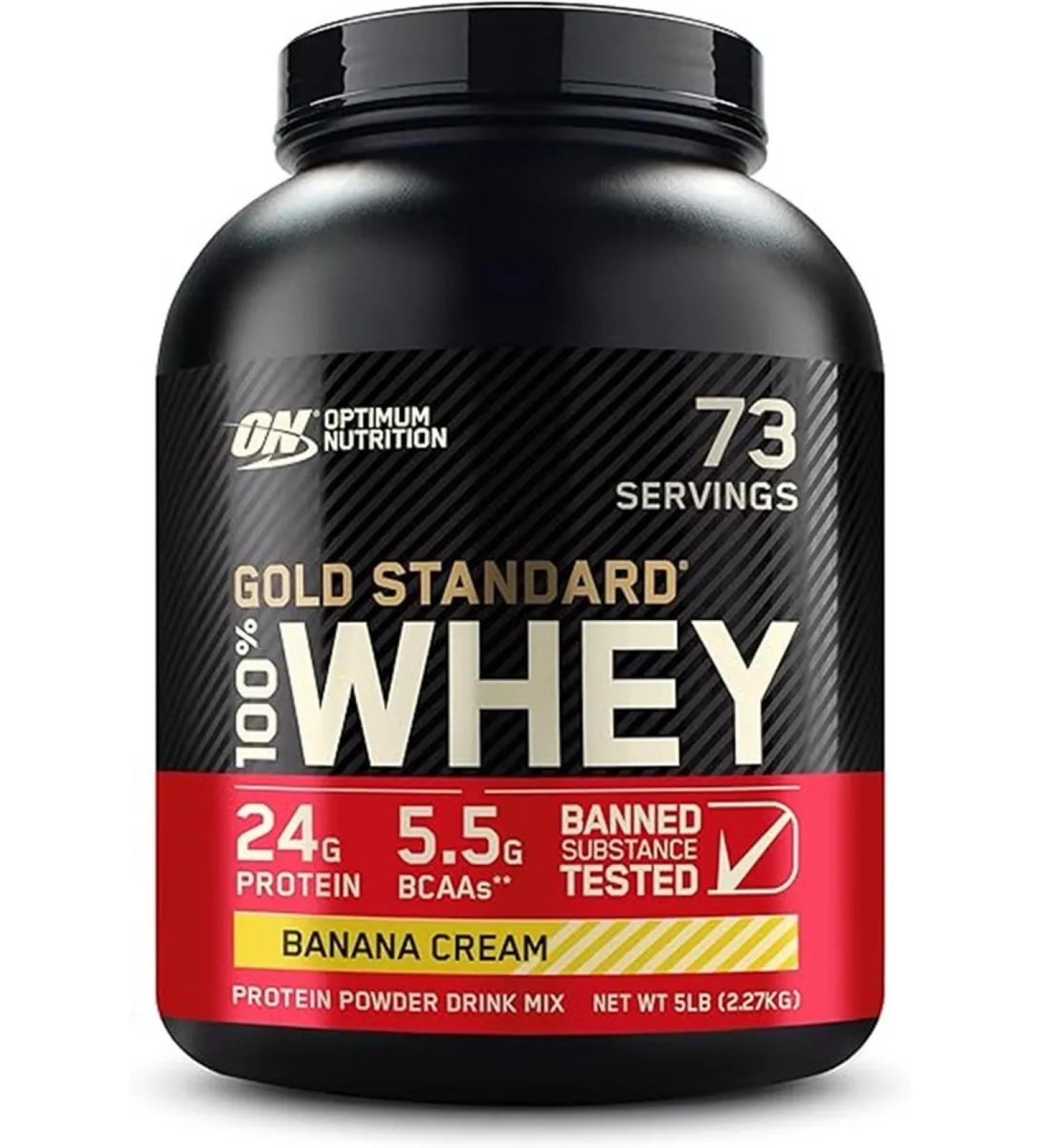Optimum Nutrition 100% Whey Gold Standart Banana Banana 2.28kg 76 servings