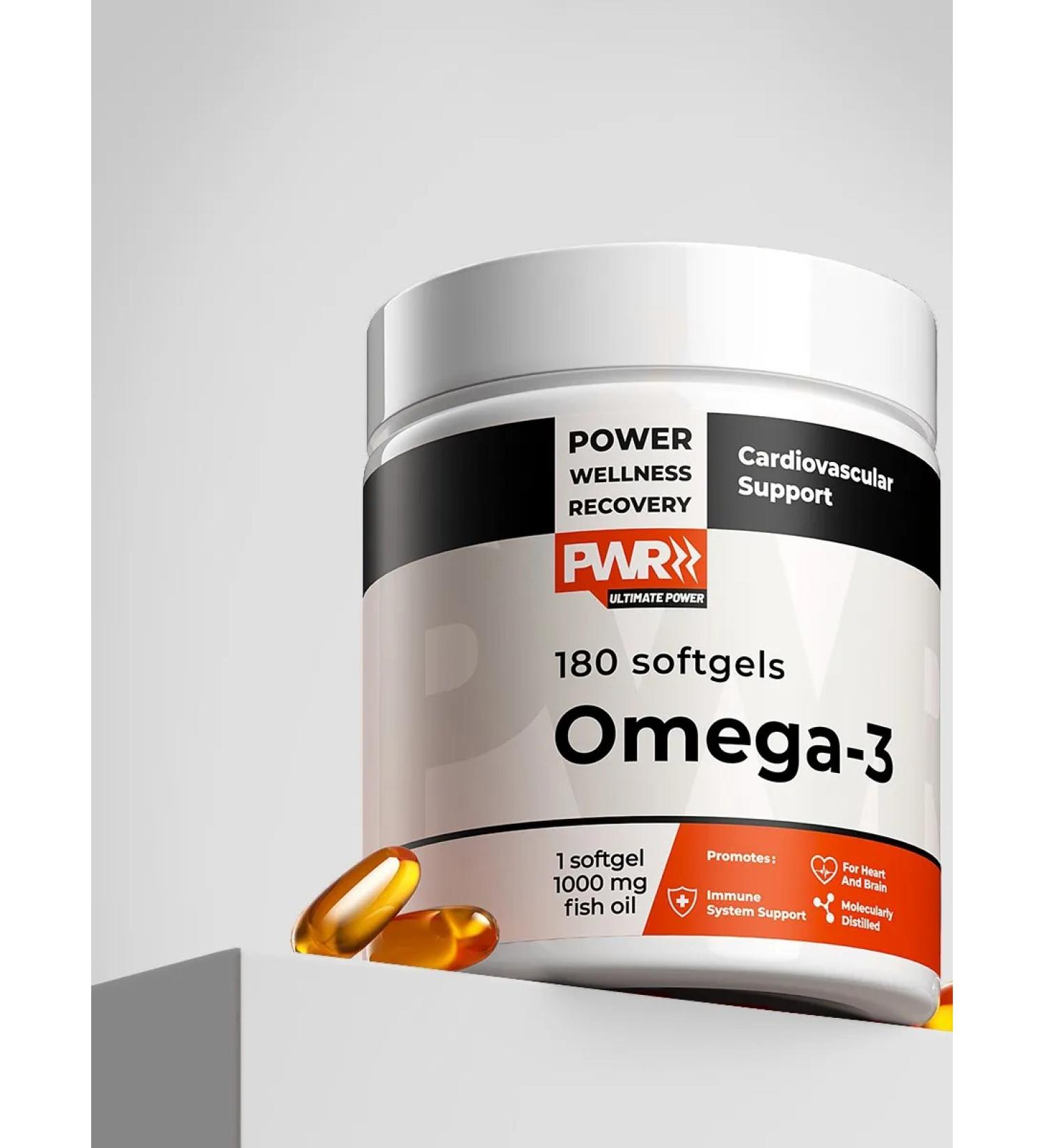PWR Ultimate Power Omega 3 capsules 1000mg - Buy Online on GoSupps.com