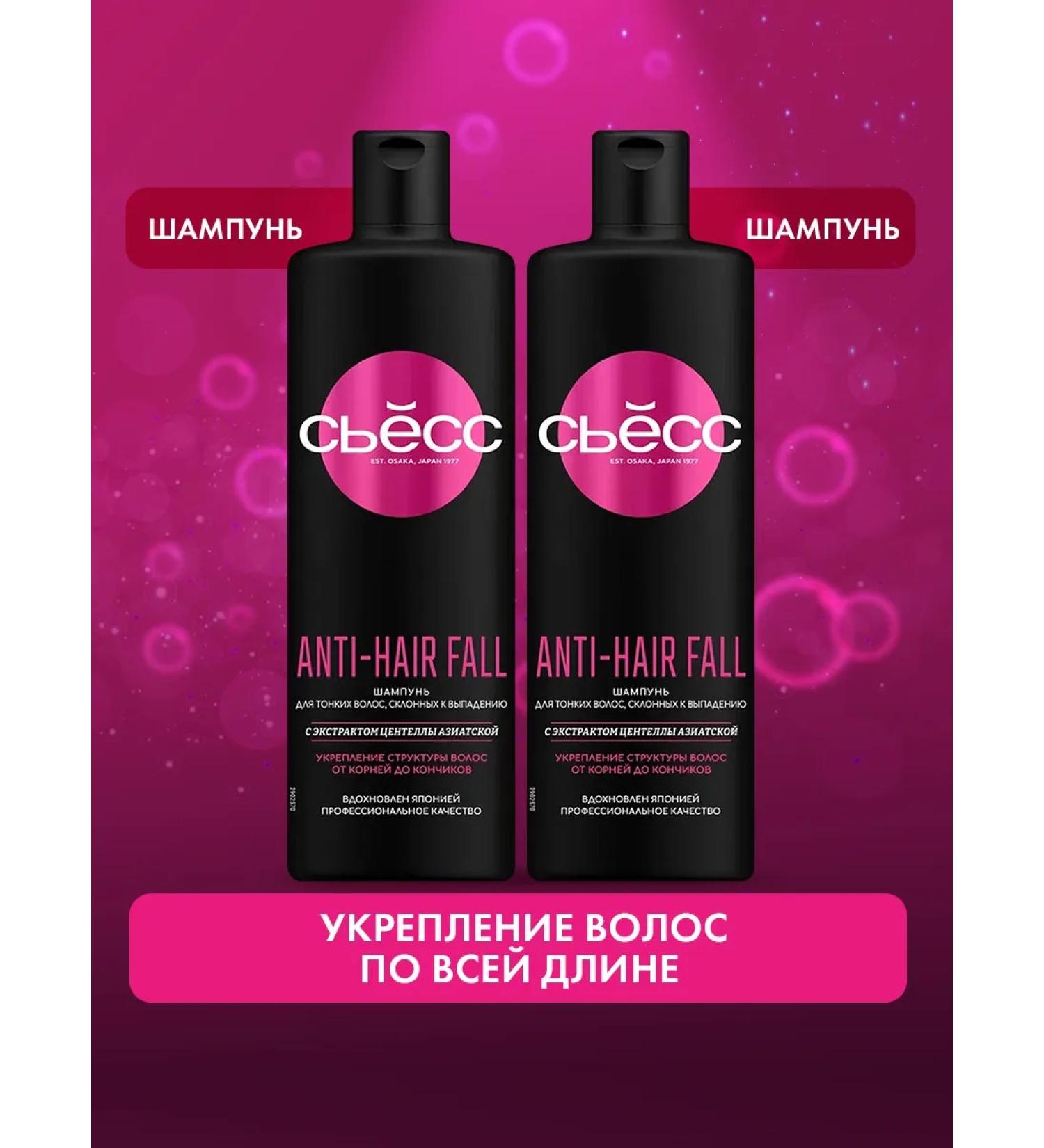 Syoss Women's shampoo Anti-hair Fall for thin hair 450 ml x 2pcs - Buy Online on GoSupps.com