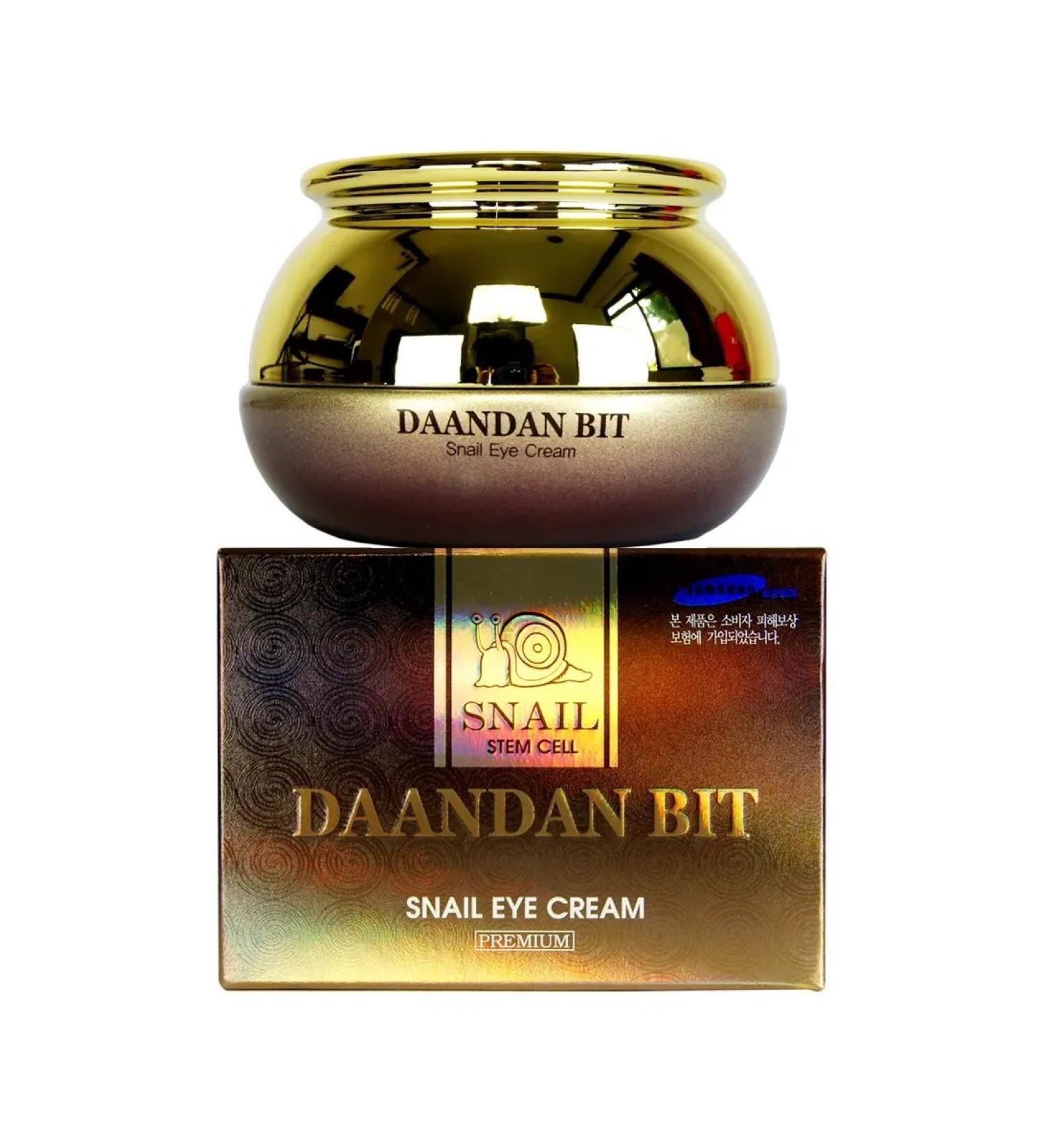 DAANDAN Cream around the eyes with mucin snail 50 ml - Buy Online on GoSupps.com