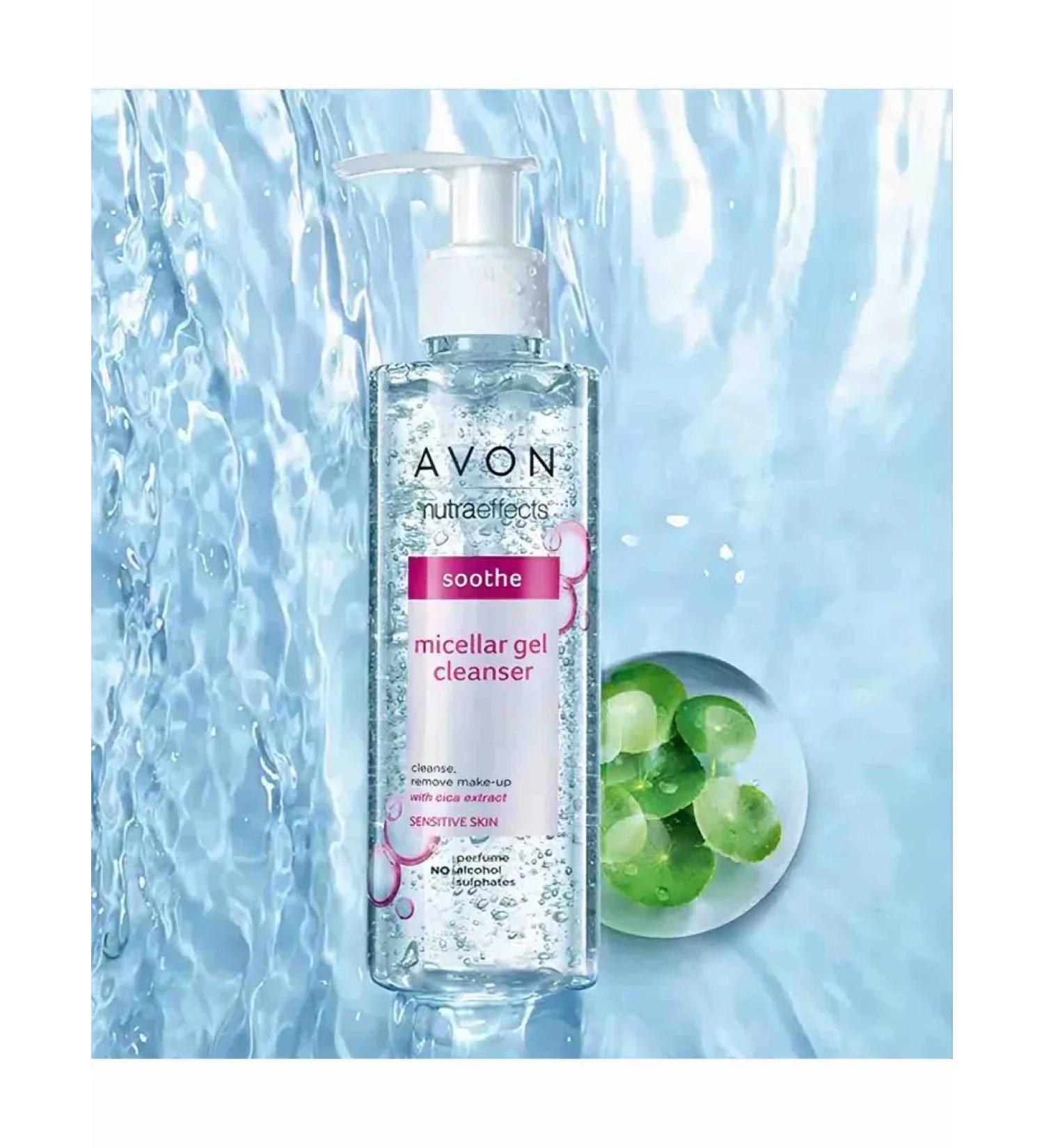 Softening micellar gel for washing from Avon