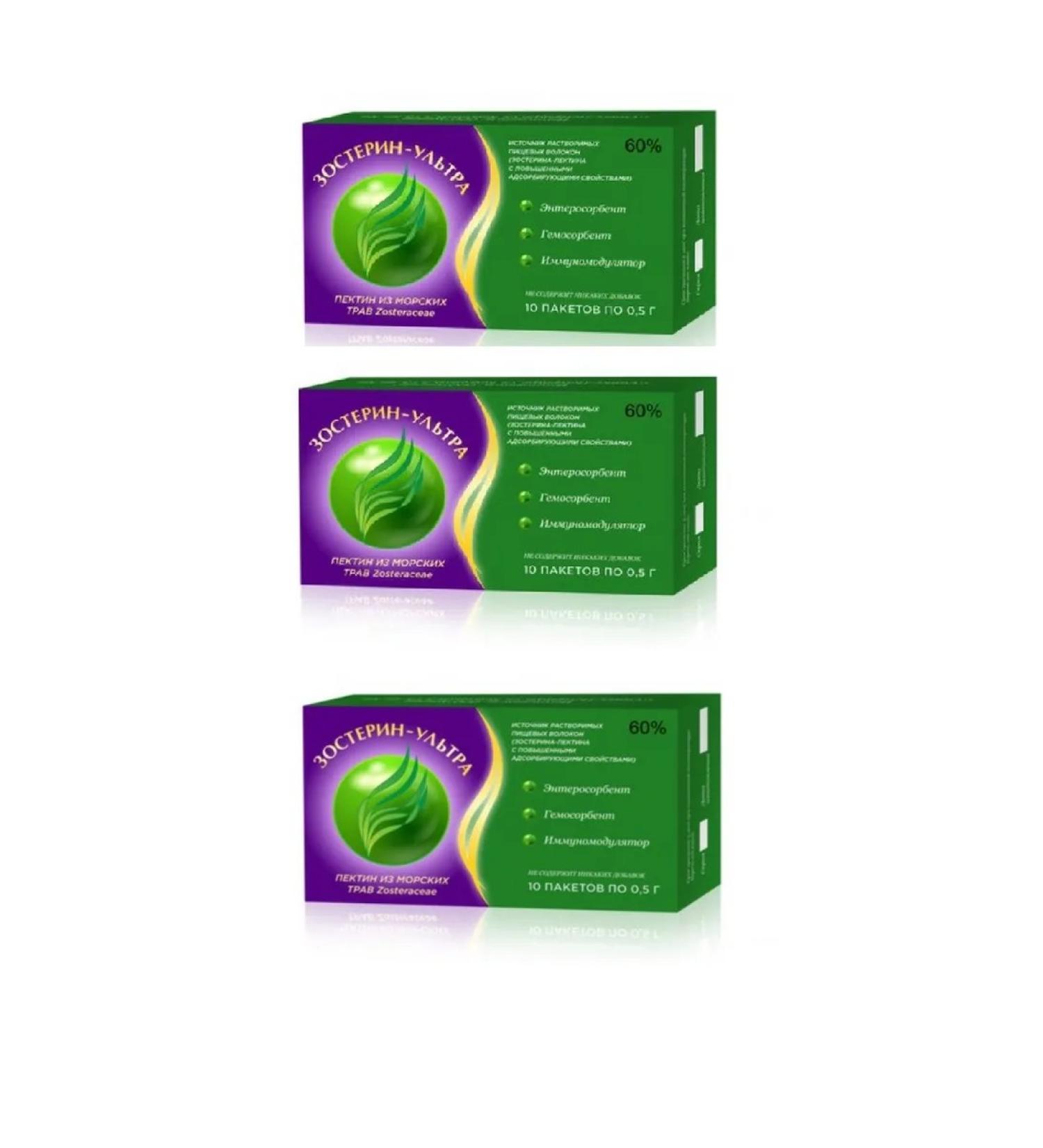 Zosterin-Ultra Zosterin ultra 60% 10 packages of 0.5g 3 packages