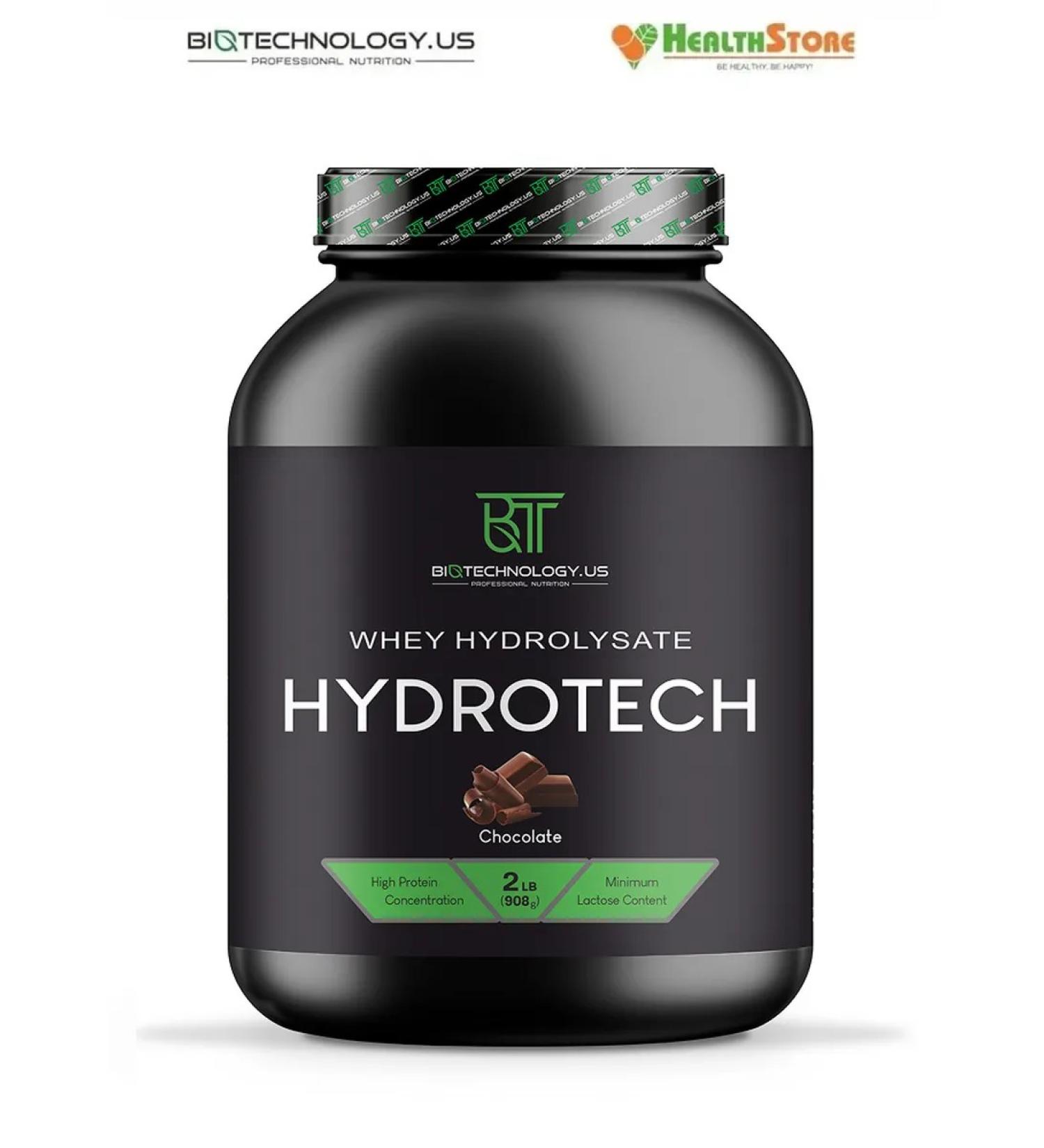 BiotechnologyUS Whey Hydrolysate Hydrotech 0.9 kg chocolate hydrolyzate protein - Buy Online on GoSupps.com