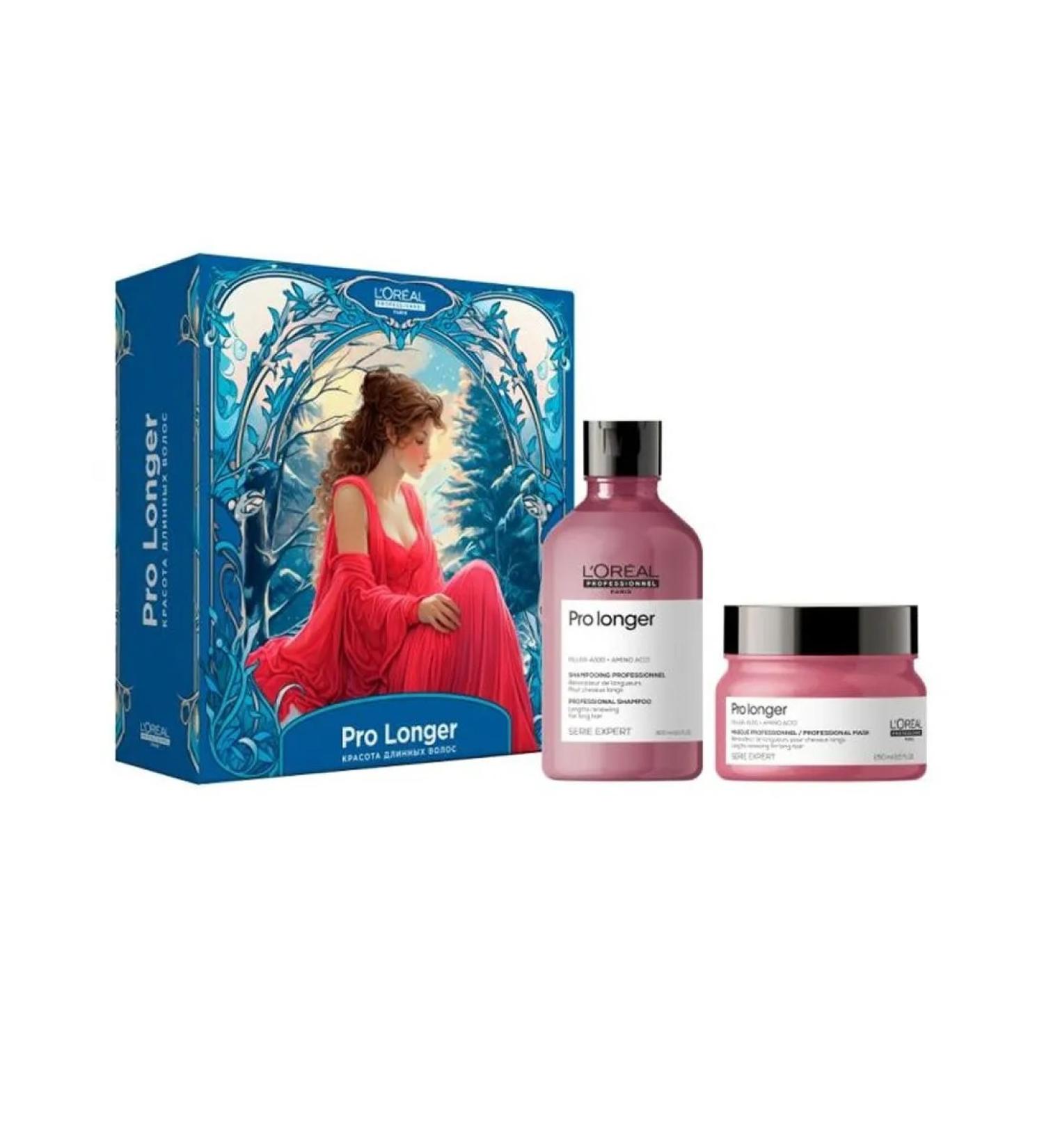 L'Oreal Professionnel Pro longer care set for long hair shampoo and mask - Buy Online on GoSupps.com