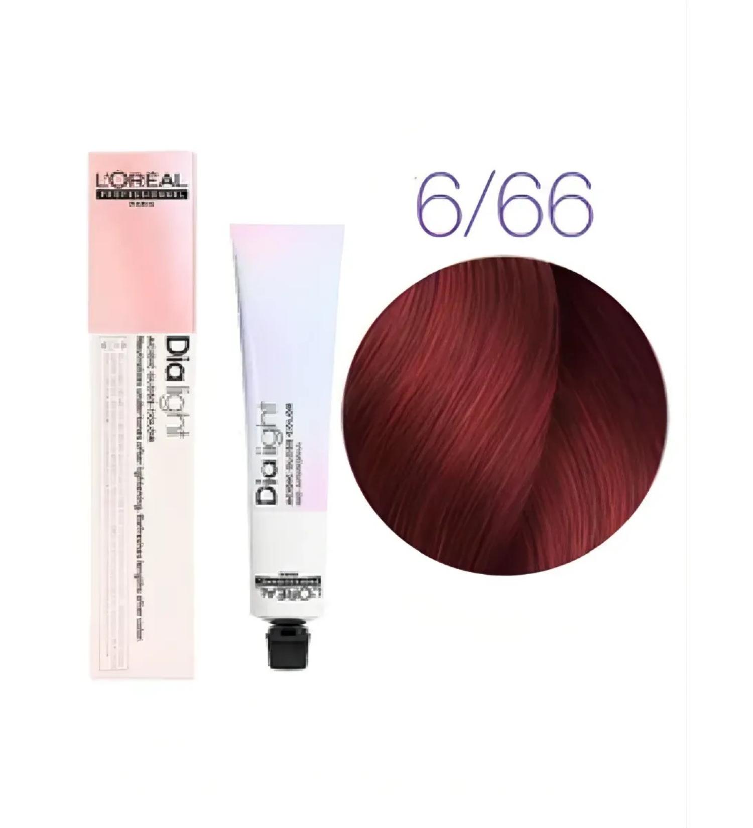 L'Oreal Professionnel Hair dye Dia Light Dialaide 6.66 50 ml - Buy Online on GoSupps.com