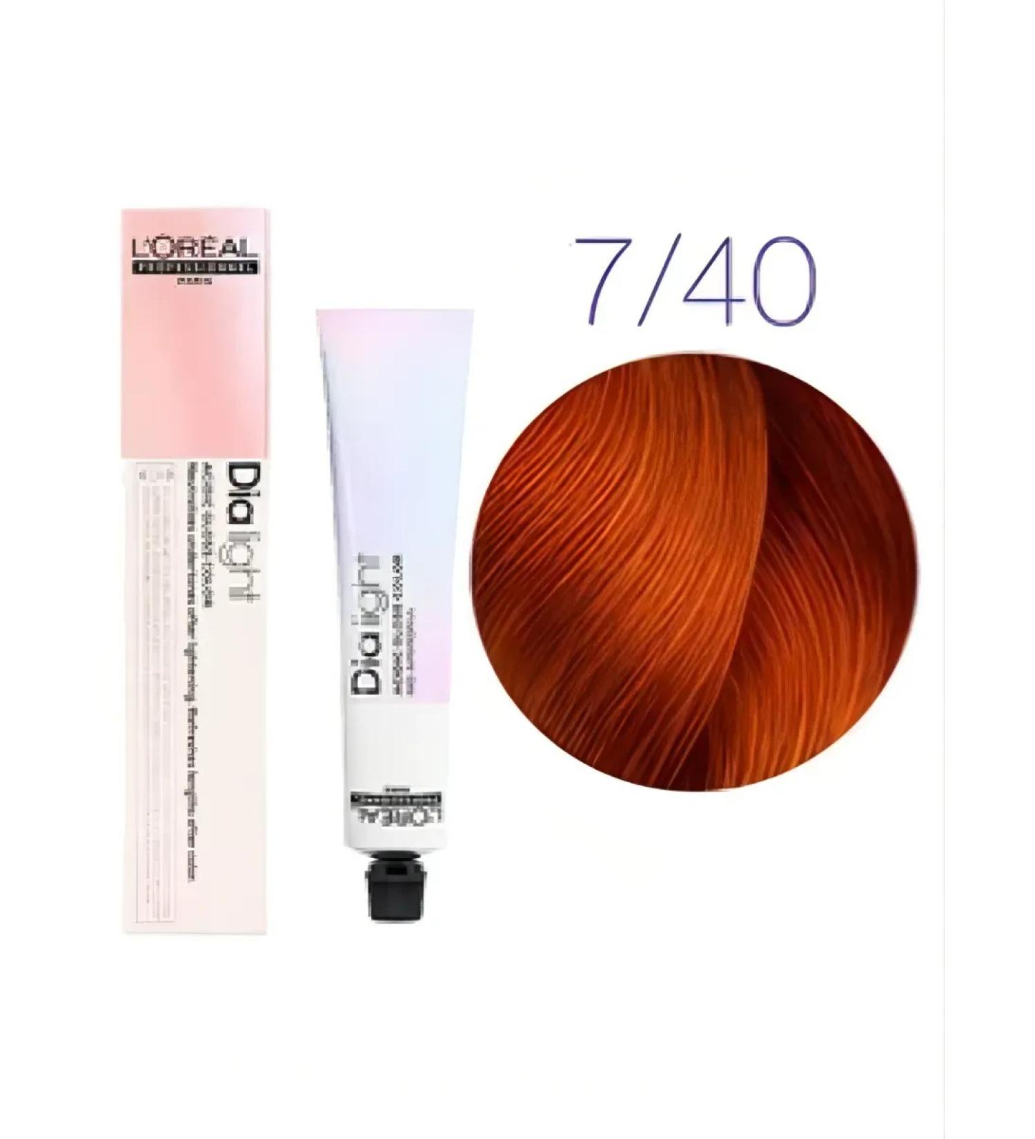 L'Oreal Professionnel Hair dye Dia Light Dialaide 7.40 50 ml - Buy Online on GoSupps.com