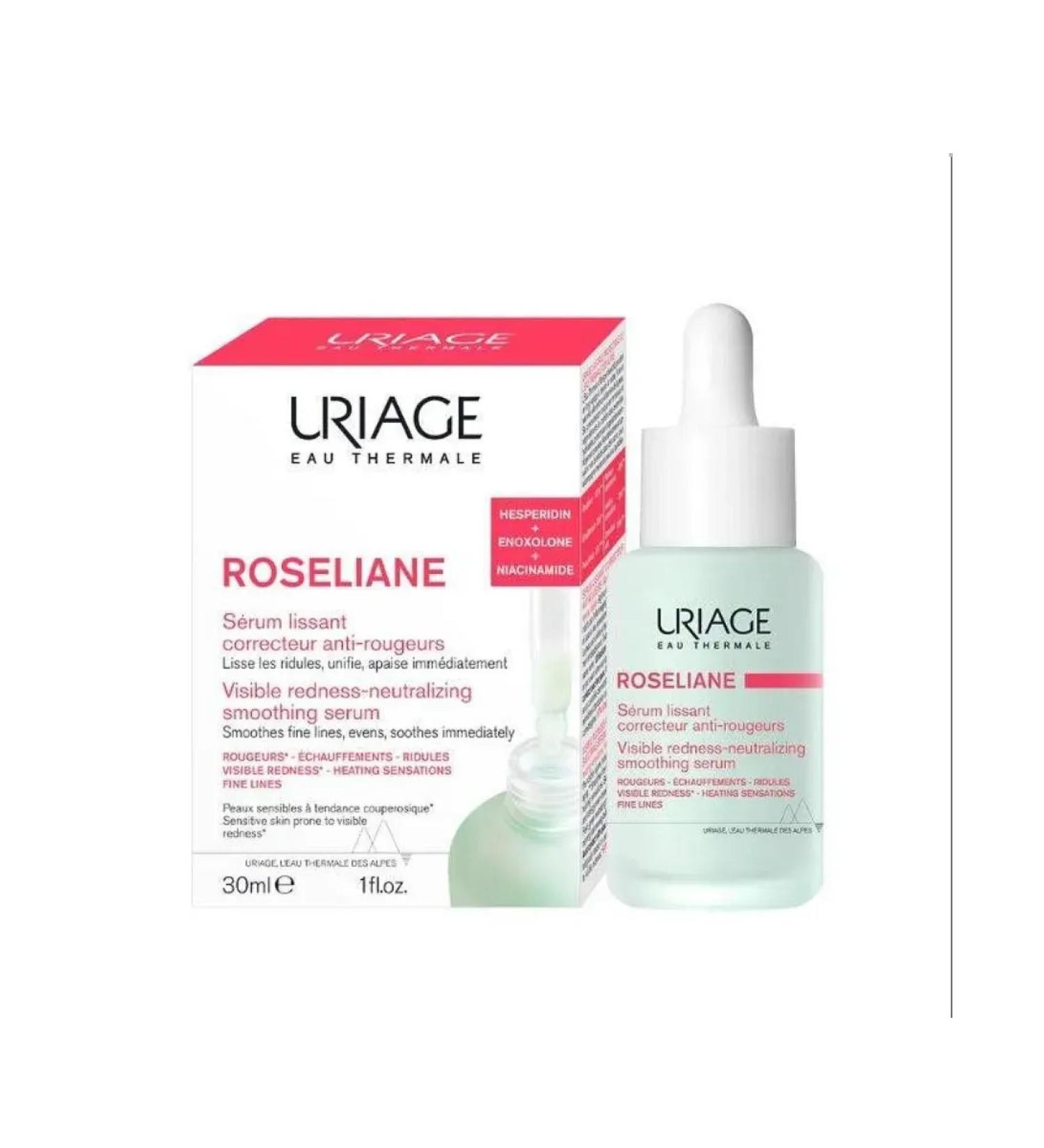 URIAGE Facial serum against redness Roseliane 30 ml - Buy Online on GoSupps.com