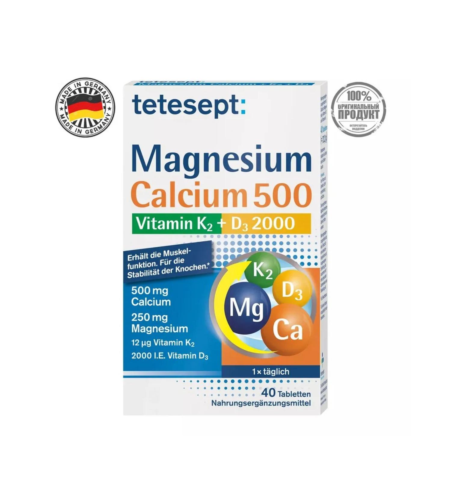 Vigantolvit Magnesium calcium vitamin K2+D3. Vitamin complex
