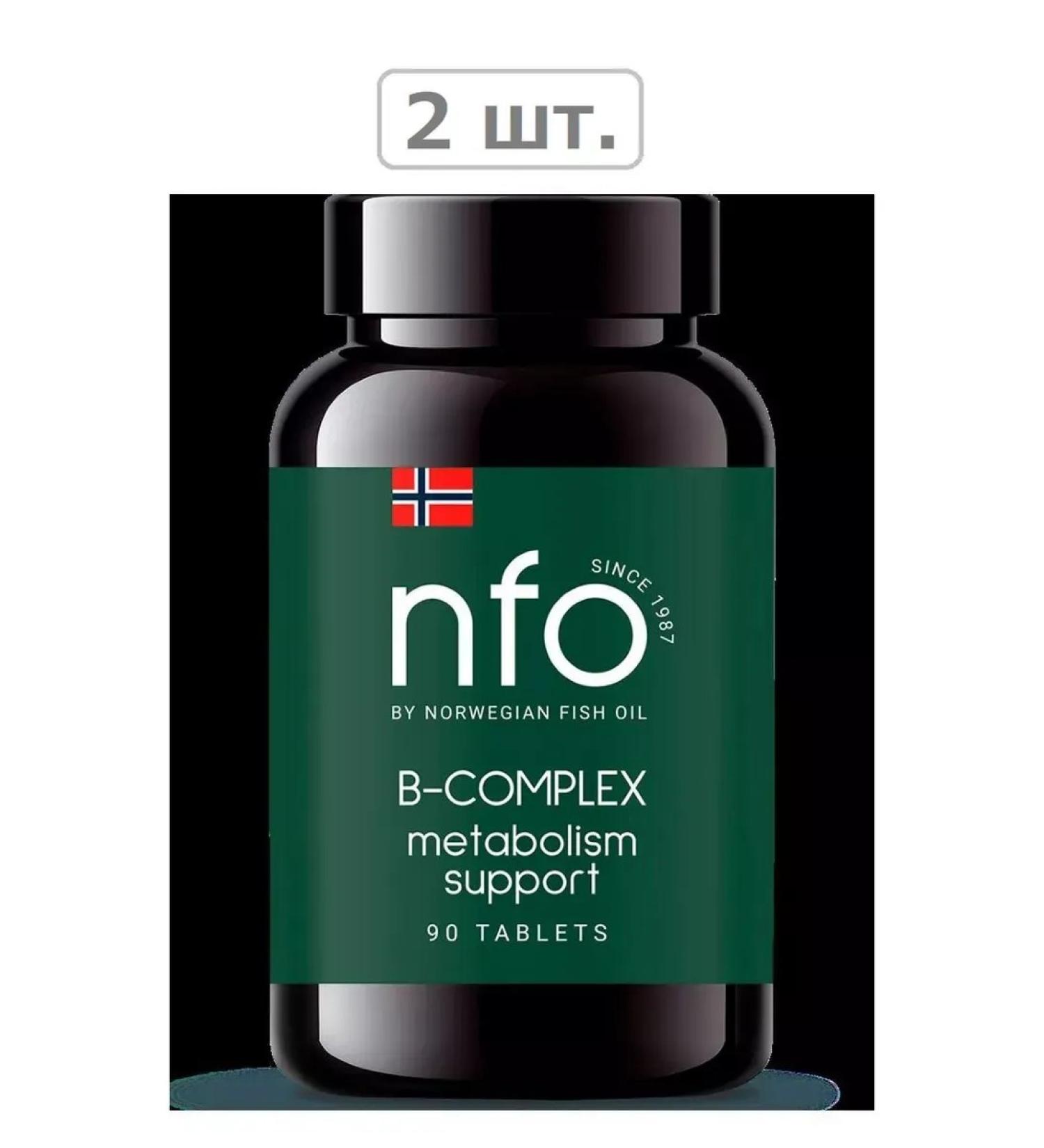 NFO B-complex N90 table 500mg-2pcs - Buy Online on GoSupps.com