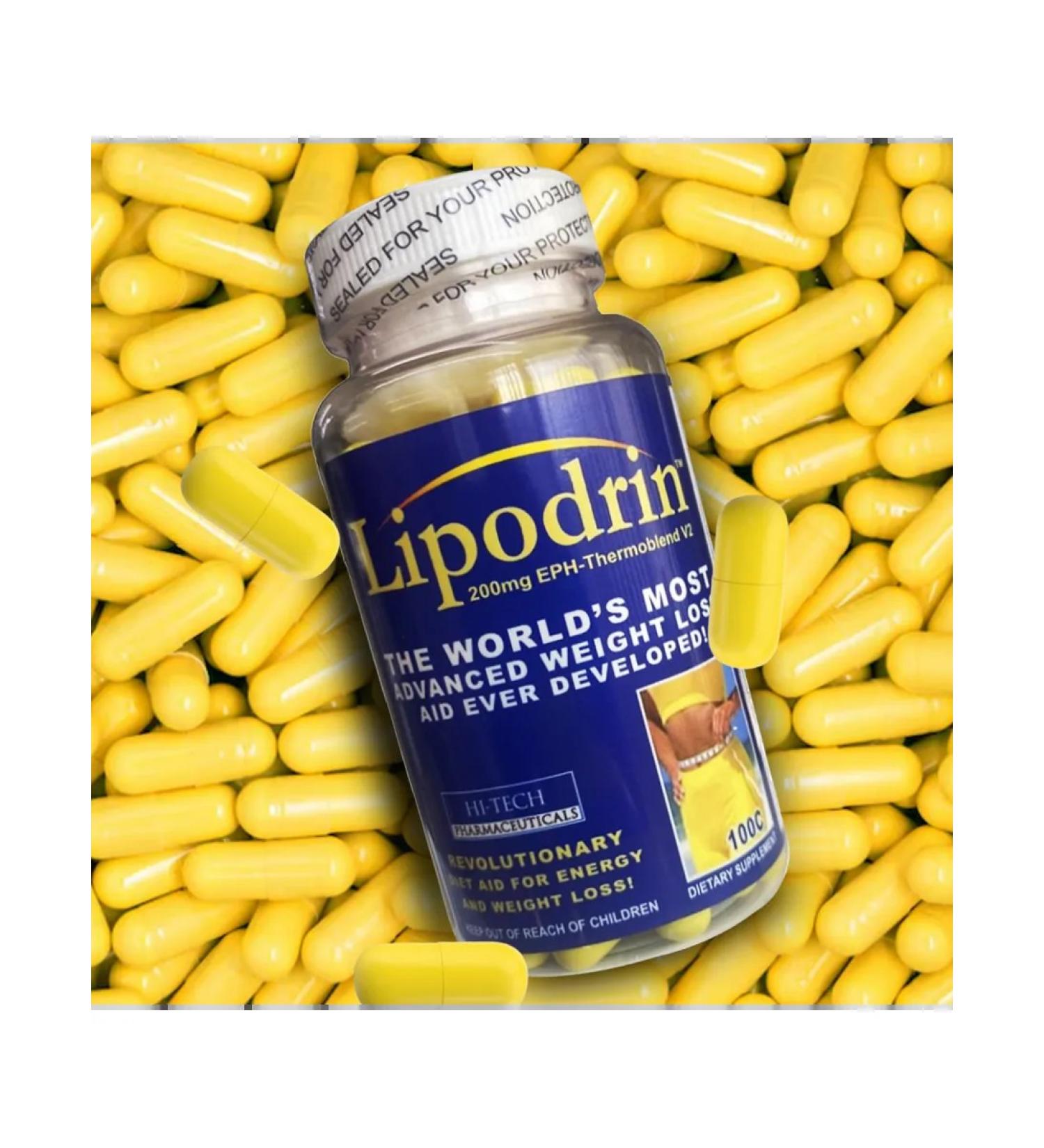 Hi-Tech Pharmaceuticals Russia Lipodrin fat burner 90 capsules - Buy Online on GoSupps.com