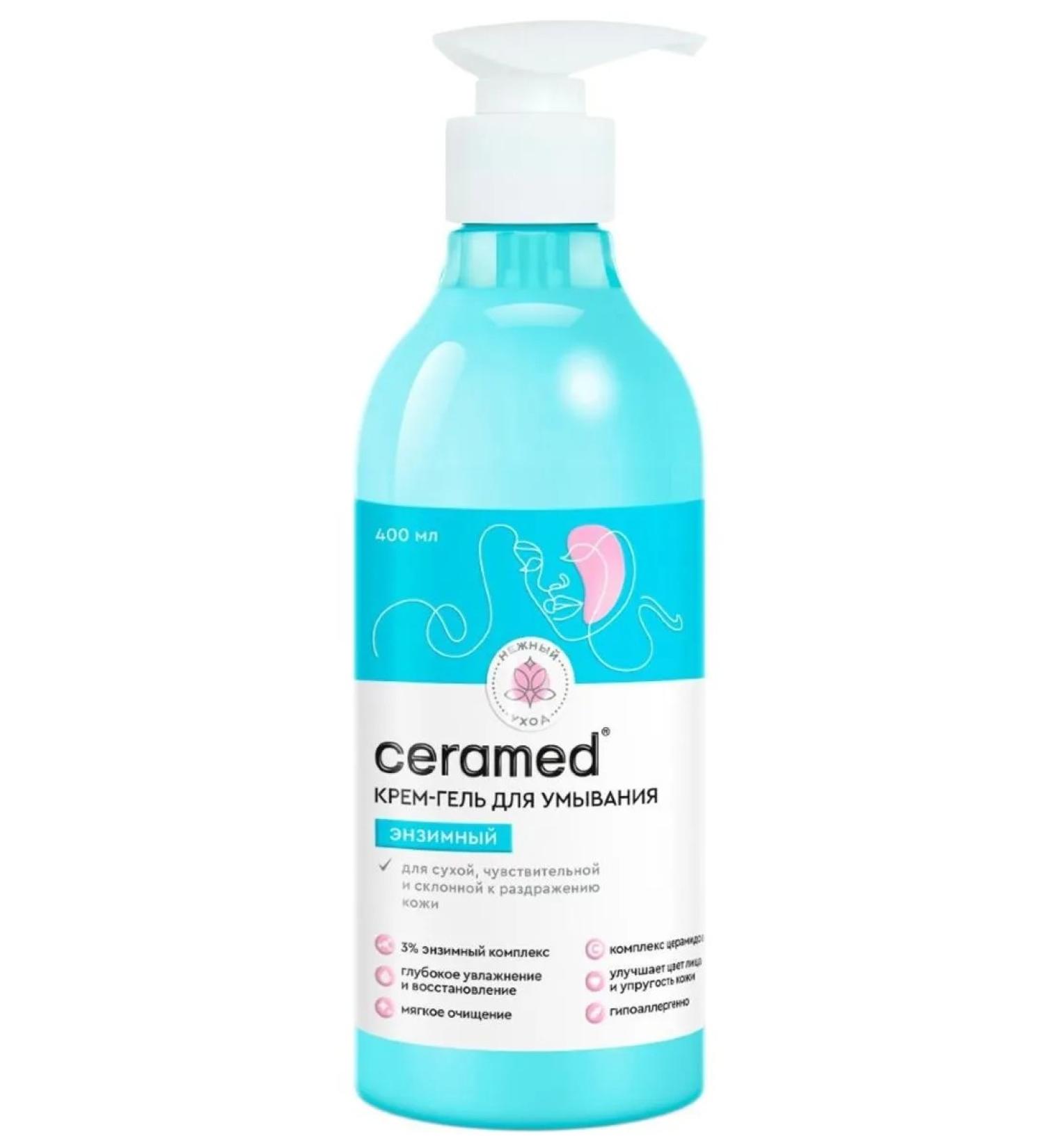 Ceramed Cream-gel d washing Enzymic d dry feels prone to 400 ml