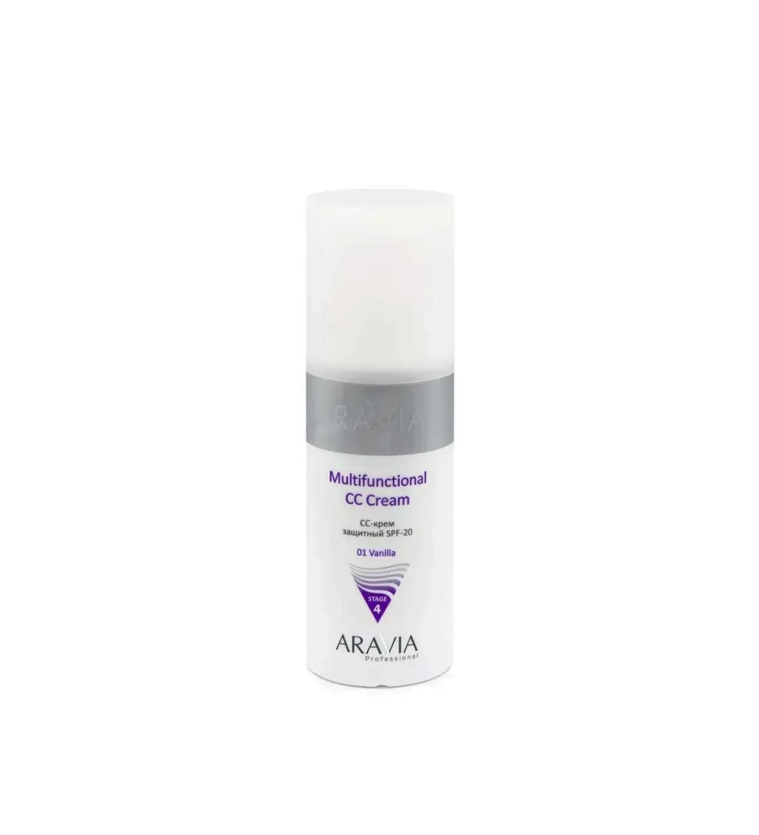 ARAVIA CC-cream protective SPF-20 Vanilla 01 - Buy Online on GoSupps.com