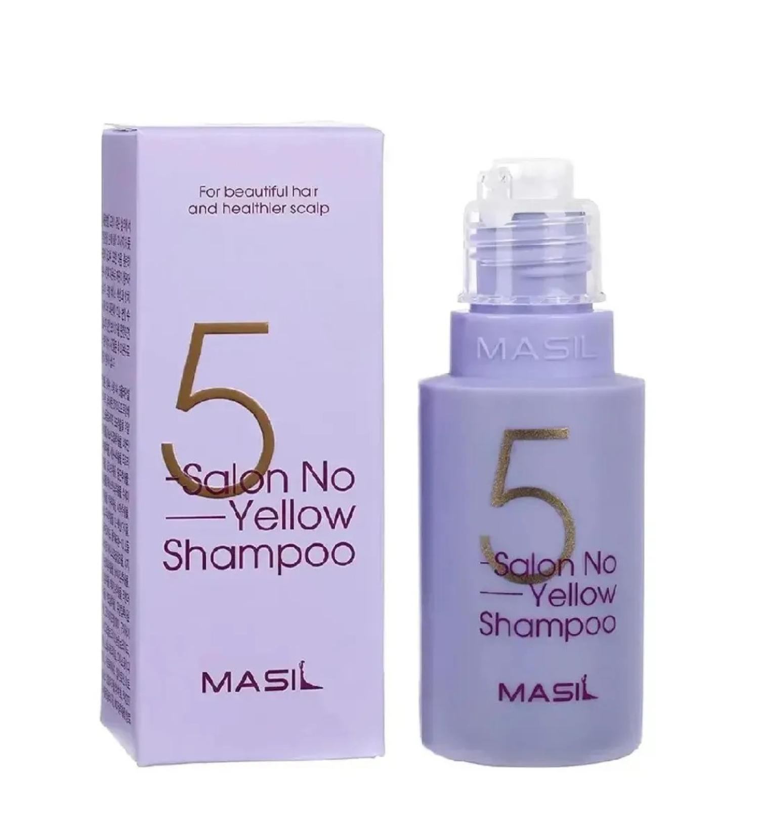 MASIL Professional shampoo against yellowness of hair 50 ml - Buy Online on GoSupps.com