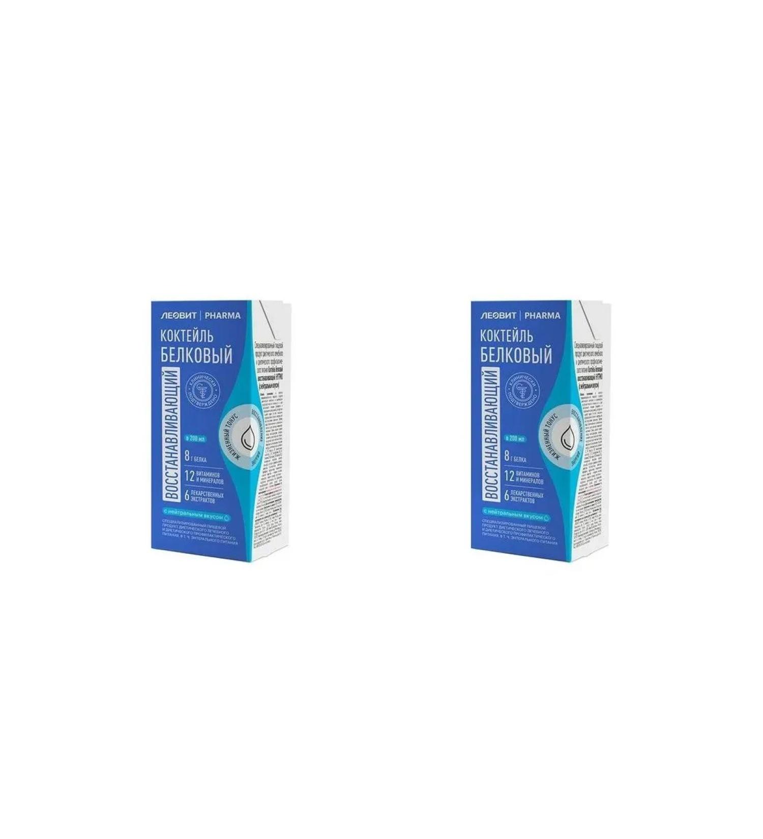 LEOVIT Pharma Cocktail Recovery Protein 200ml 2 pcs