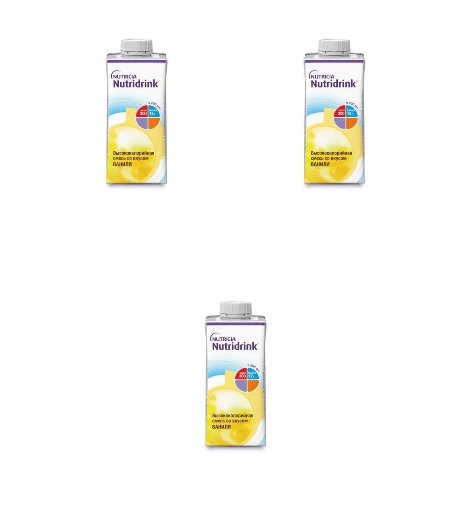 Nutridrink Nutridryink mixture for Enter Pete with a taste of vanilla 200ml 3 pcs