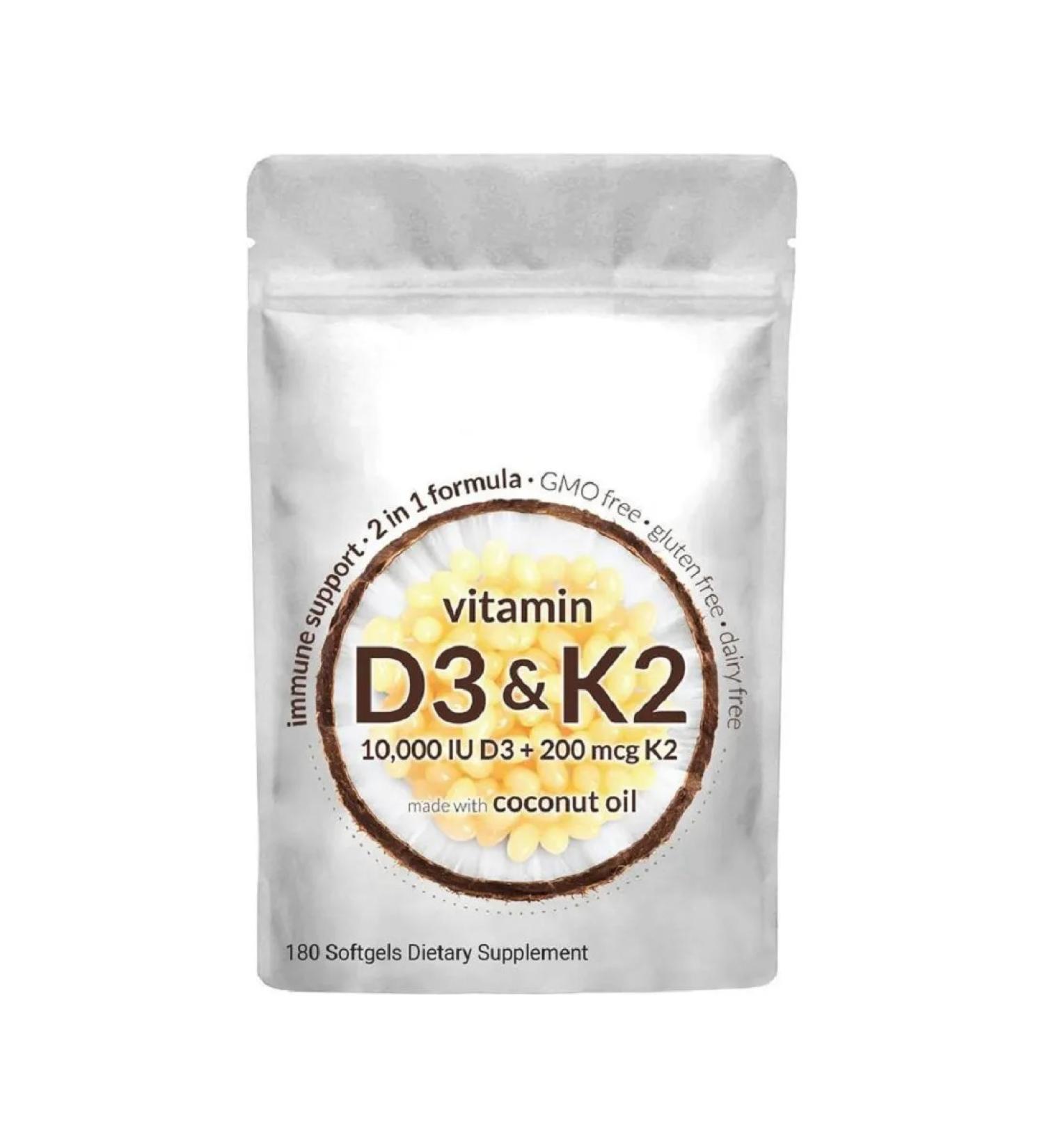Vitamin D3 K2 180 Soft gel