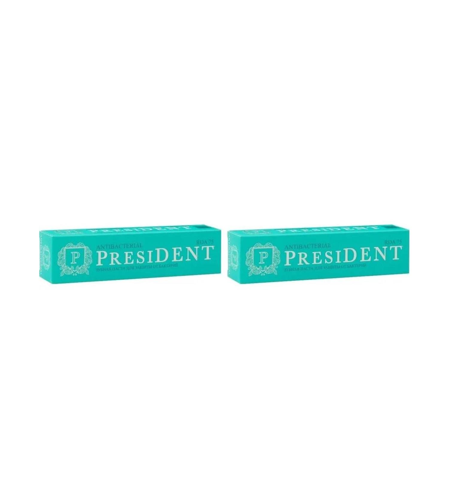 President of toothpaste and Bakter 50ml 2 pcs - Buy Online on GoSupps.com