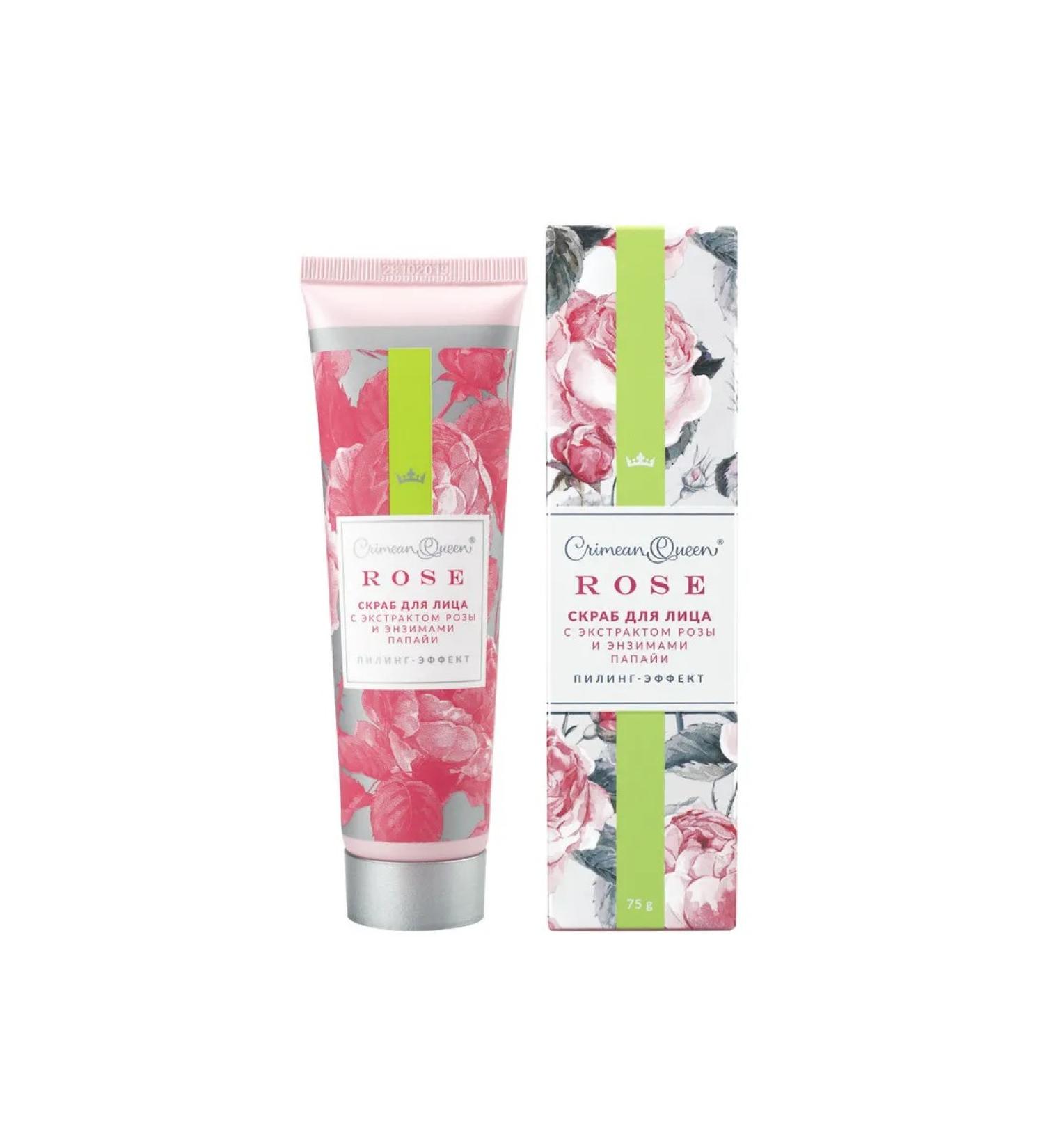 Manufactory House of Nature Face scrub pilling effect with rose extract
